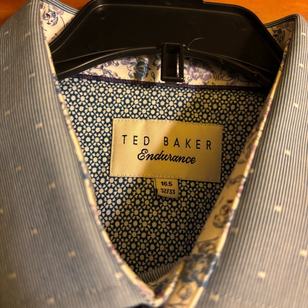 Ted Baker Ted Baker Endurance Mens Shirt Size 38L - 2 Thumbnail