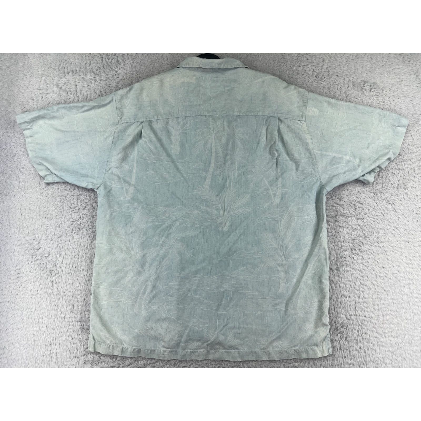 Tommy Bahama Tommy Bahama Shirt Extra Large Blue Silk Button Up Hawaiian Vacation Mens Size US XL / EU 56 / 4 - 2 Thumbnail