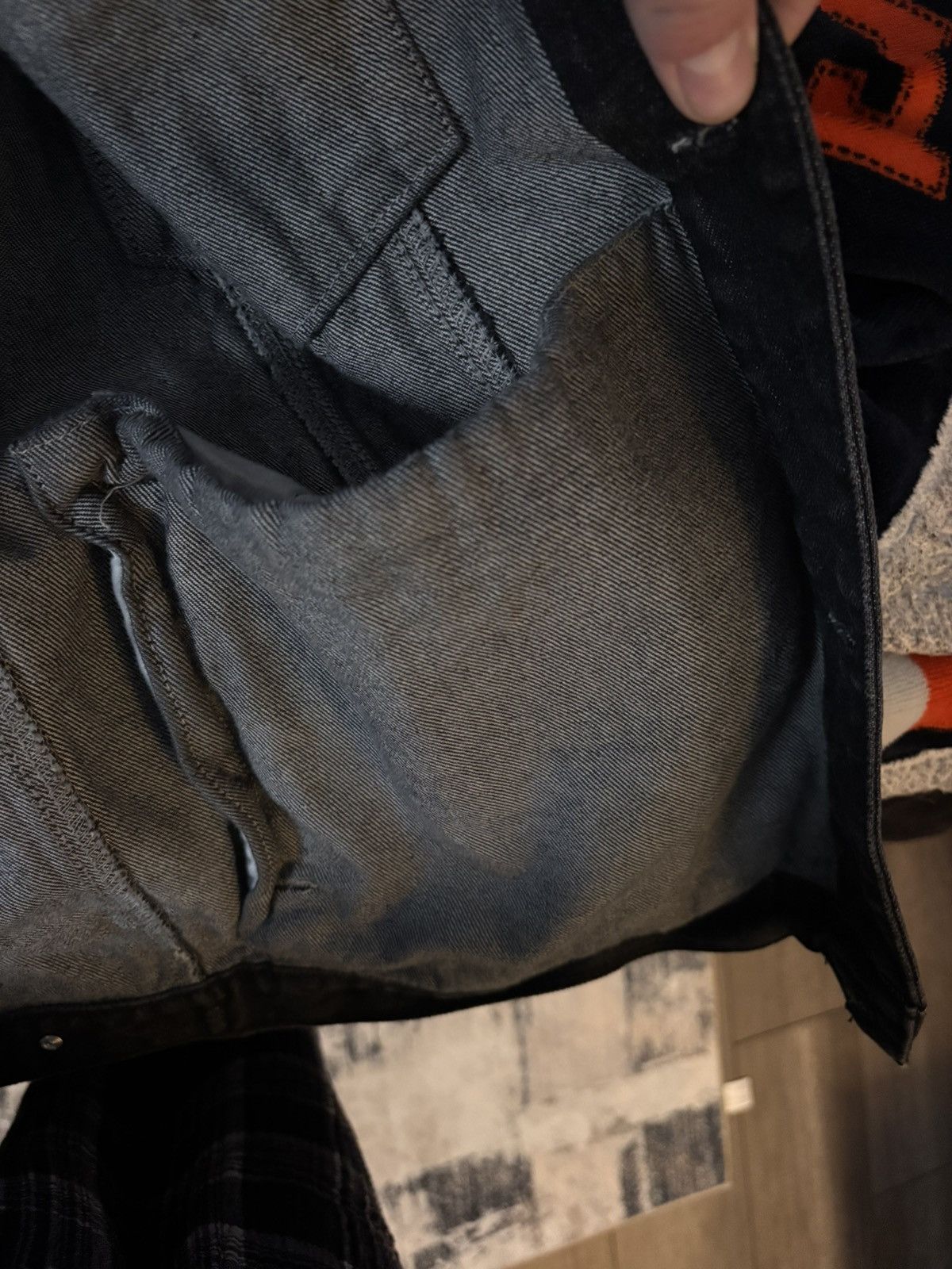 Kim Krueger Kim Krueger Black Denim Jacket (VERY RARE & LIMITED) Size US L / EU 52-54 / 3 - 6 Thumbnail