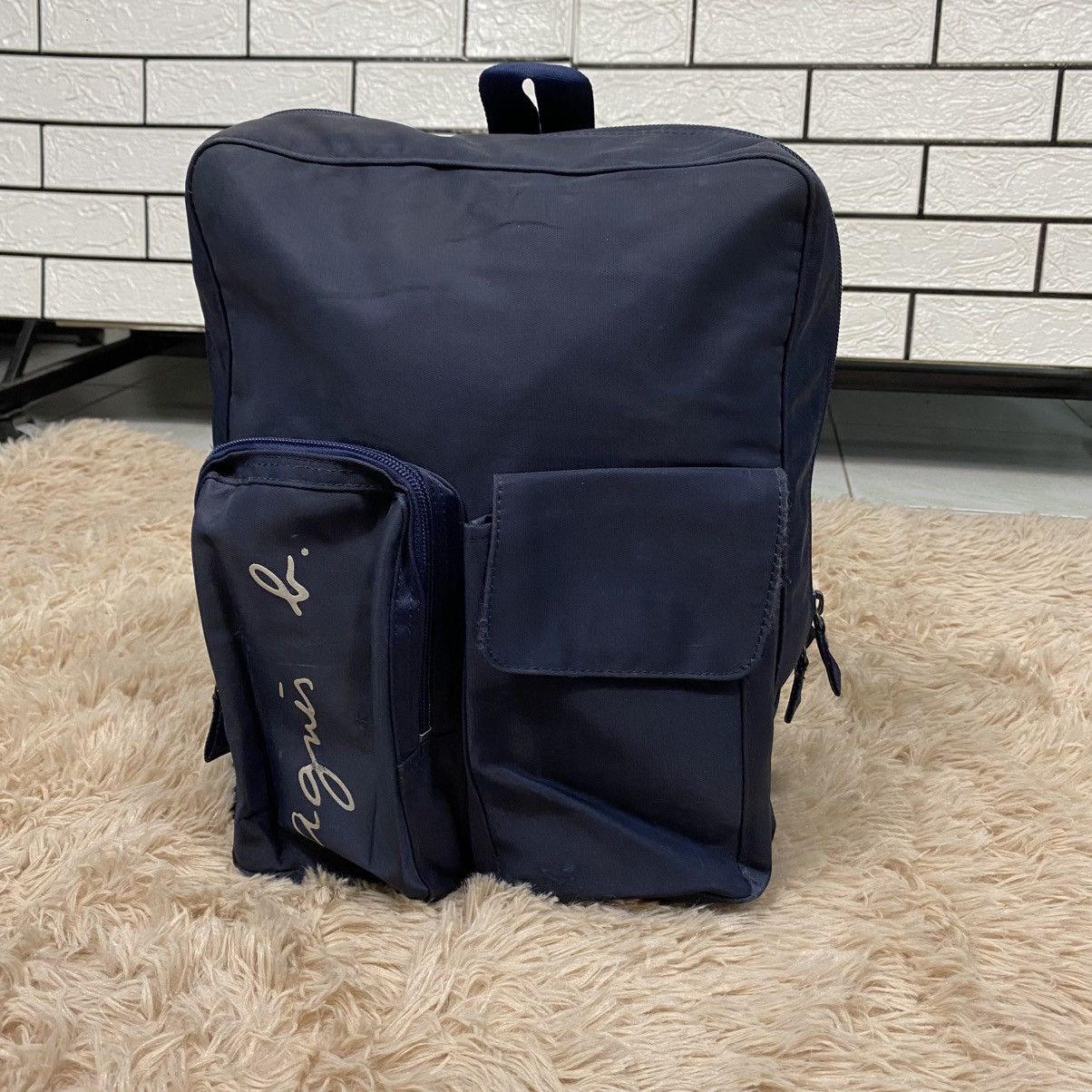 agnes b. 📌Vintage Back Pack Agnes B. Big Logo Size ONE SIZE - 2 Thumbnail