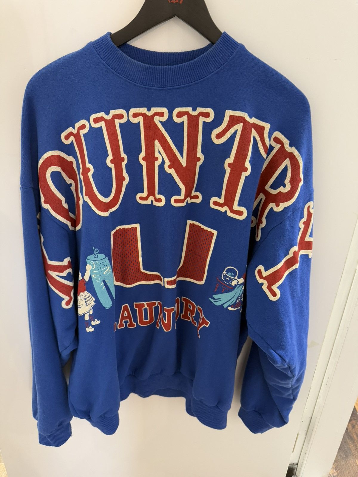 NIKE VINTAGE CENTER LOGO OVERSIZE BOXY SWEATSHIRT