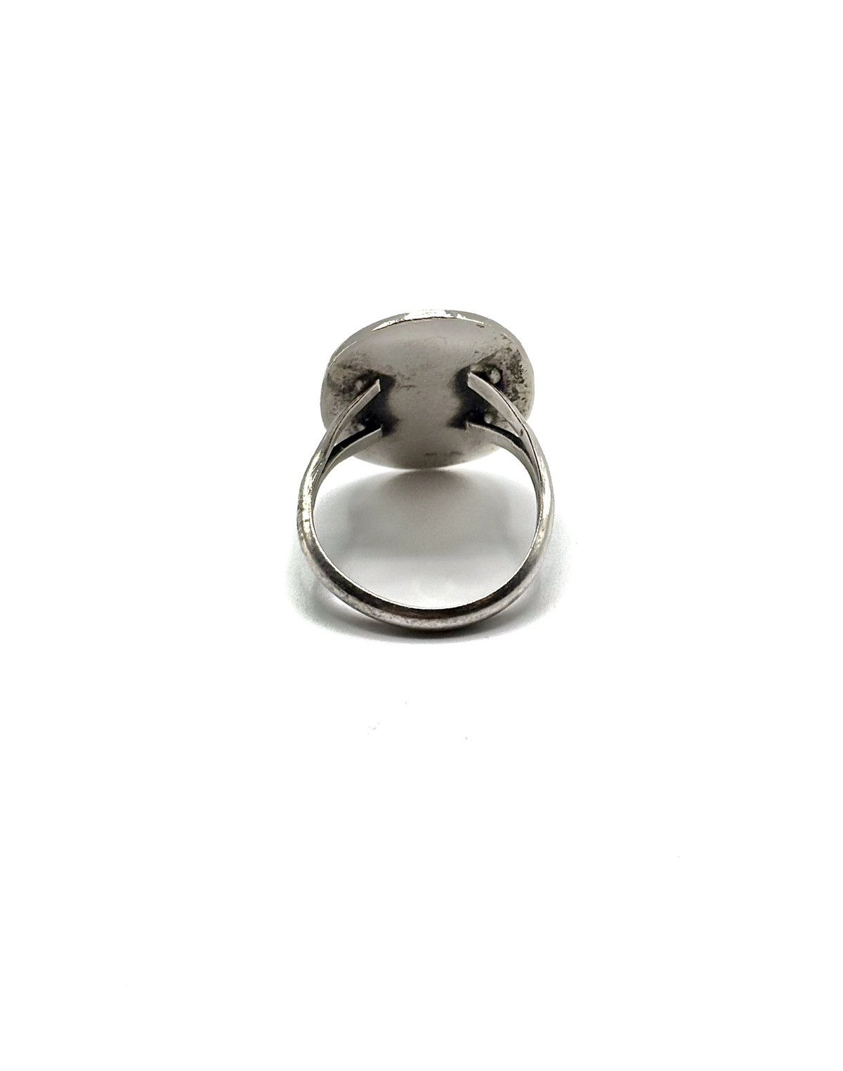 Sterling Silver Navajo .925 Sterling Silver Turquoise Ring Size ONE SIZE - 5 Thumbnail