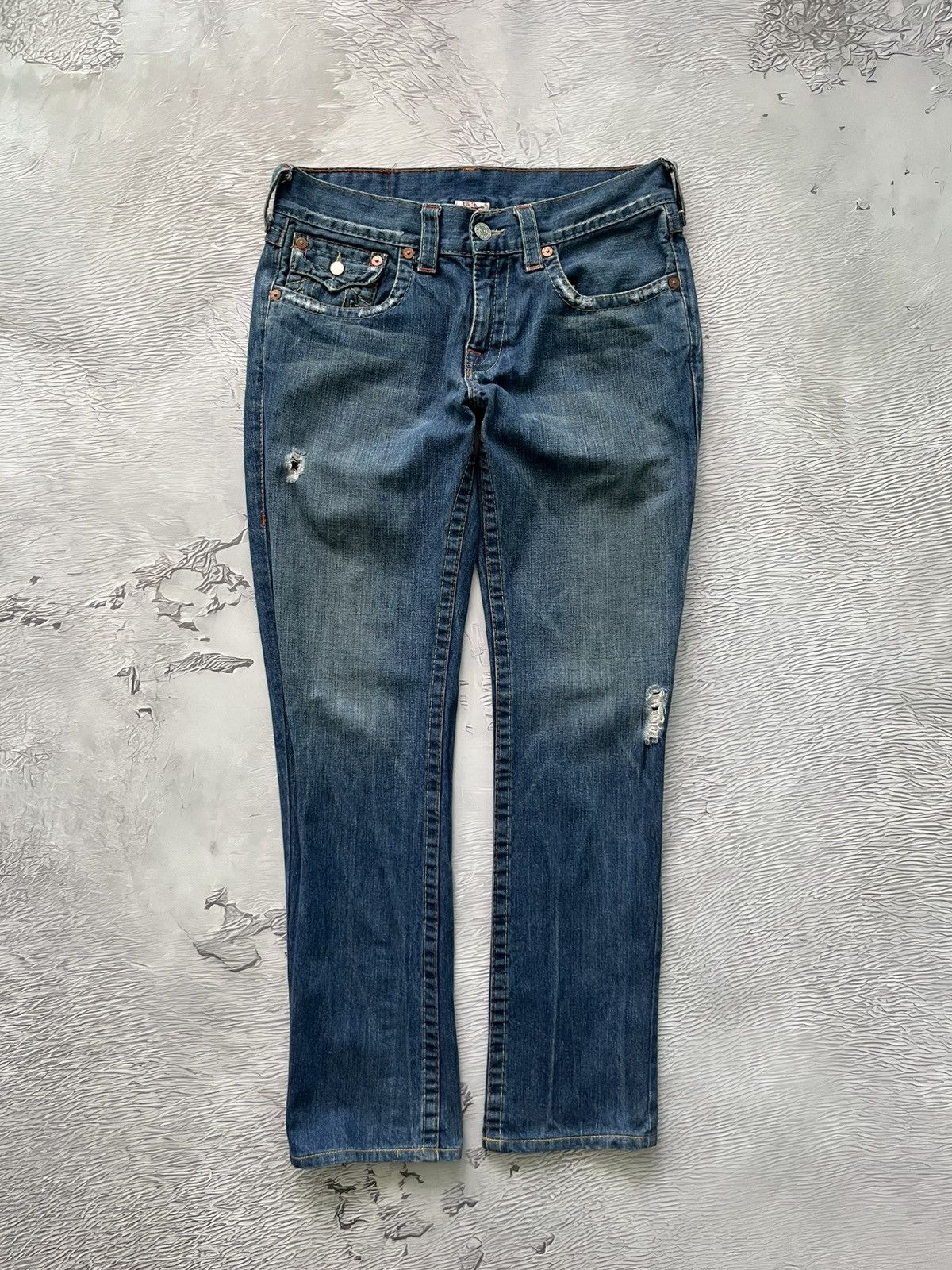 True Religion True Religion Vintage Jeans Denim Streetwear Blue Size US 31 - 4 Thumbnail