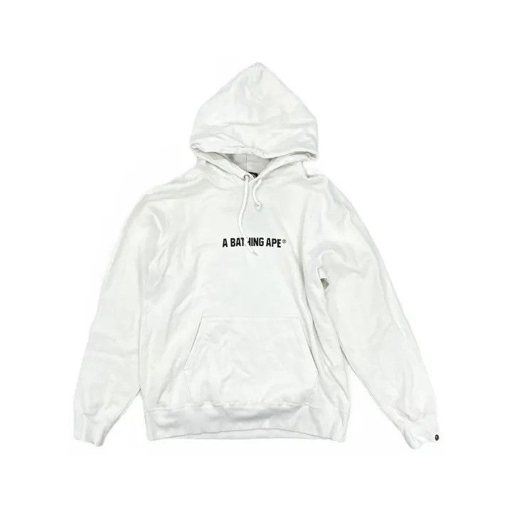 Bape BAPE Men's White SS22 Logo Hoodie Size US L / EU 52-54 / 3 - 2 Thumbnail