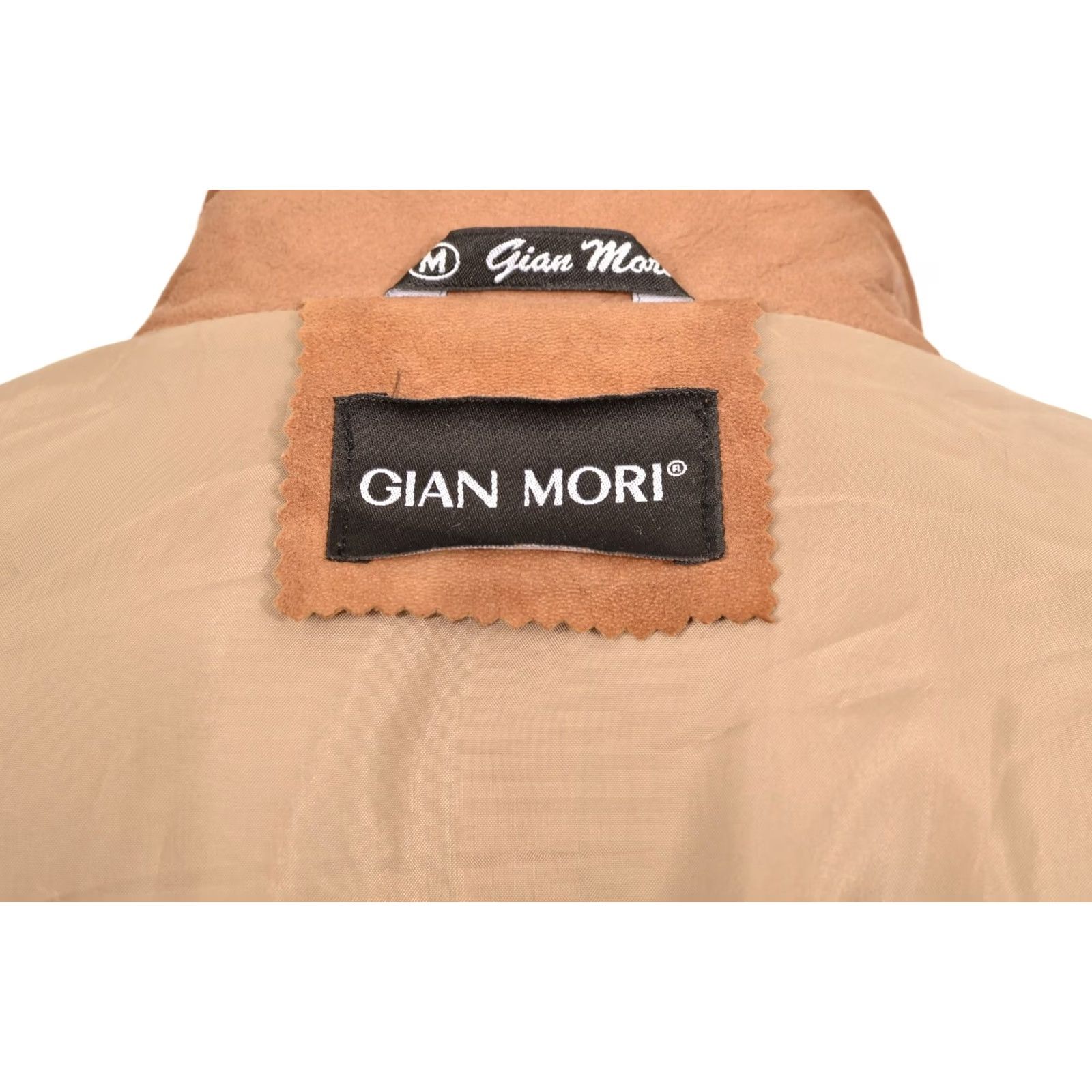 Vintage Gian Mori Jacket Brown Leather Button Jacket Blazer Size M Mens Size 40R - 6 Thumbnail
