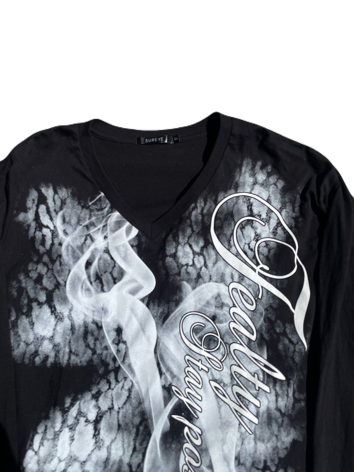 If Six Was Nine 2000s Japanese archive Vkei Dark Poem Long Sleeve Tee Size US L / EU 52-54 / 3 - 5 Thumbnail