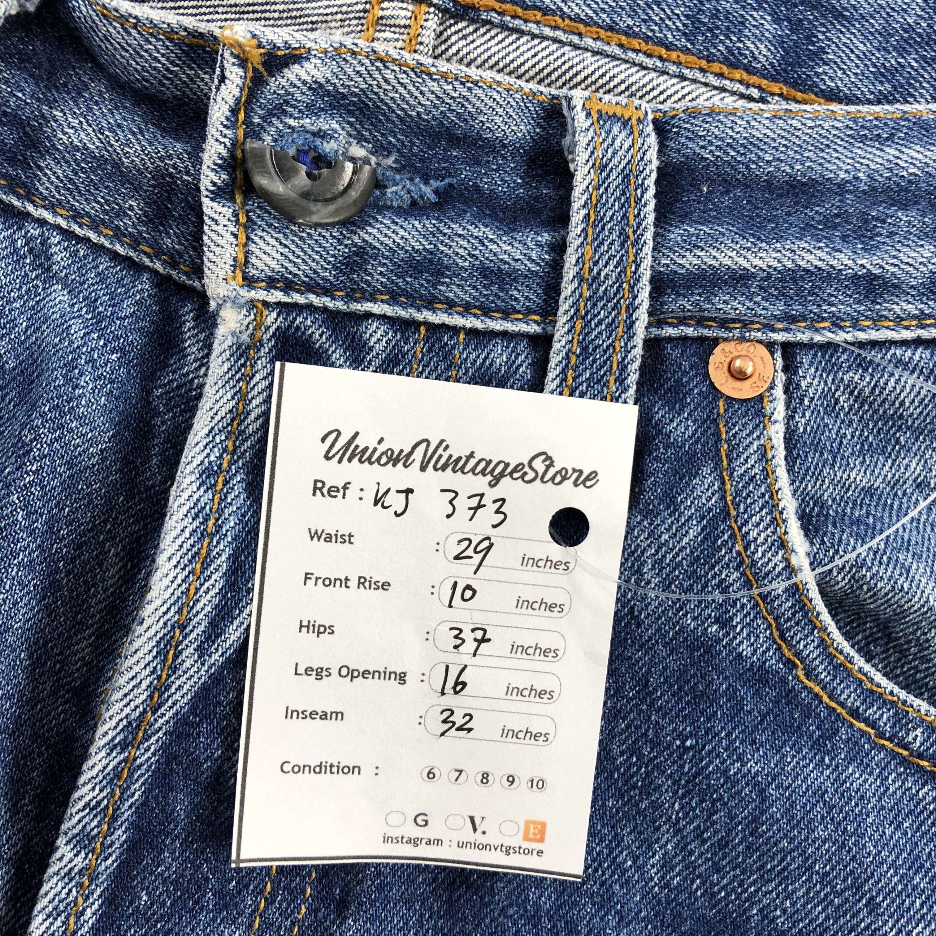 Levi's Vintage Levi's 501 Jeans Faded Blue Denim KJ373 Size US 29 - 11 Thumbnail
