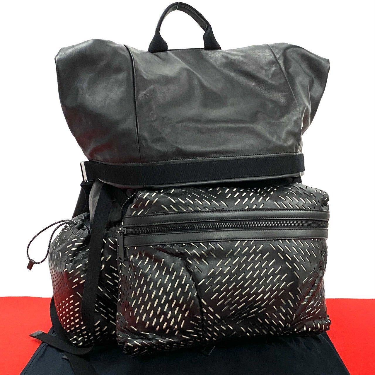 Bottega Veneta Bottega Veneta Backpack Black Leather Size ONE SIZE - 1 Thumbnail