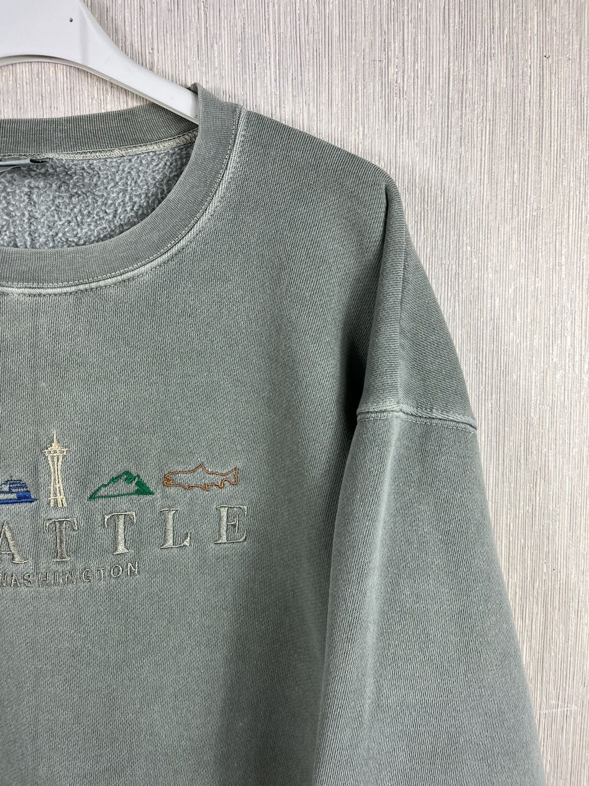 Anvil × Vintage Vintage Anvil washed 90s sweatshirt Seattle Washington logo Size US L / EU 52-54 / 3 - 5 Thumbnail