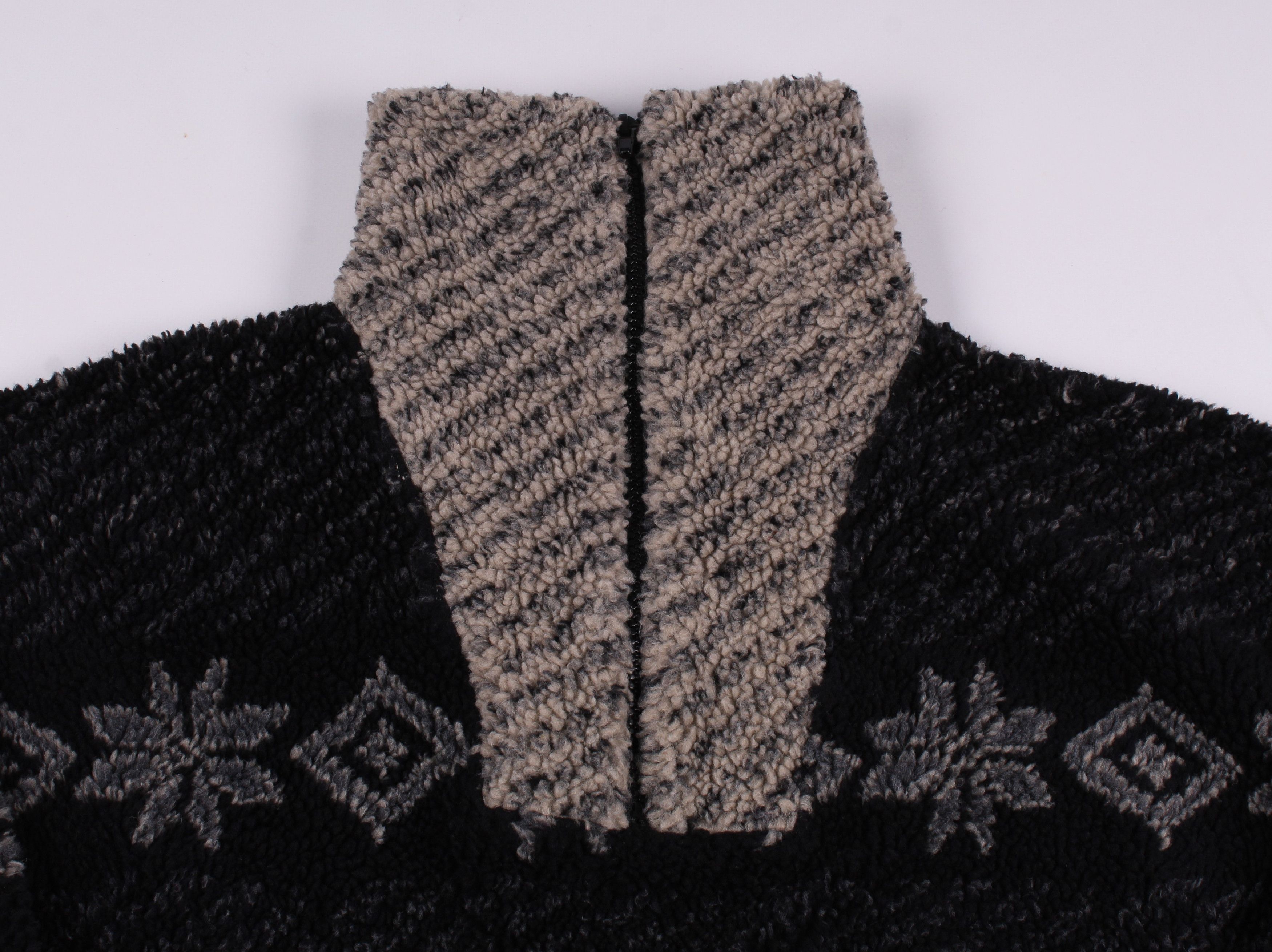 Other Vintage 90's Fluffy Collared Fleece Jumper Size US L / EU 52-54 / 3 - 2 Thumbnail