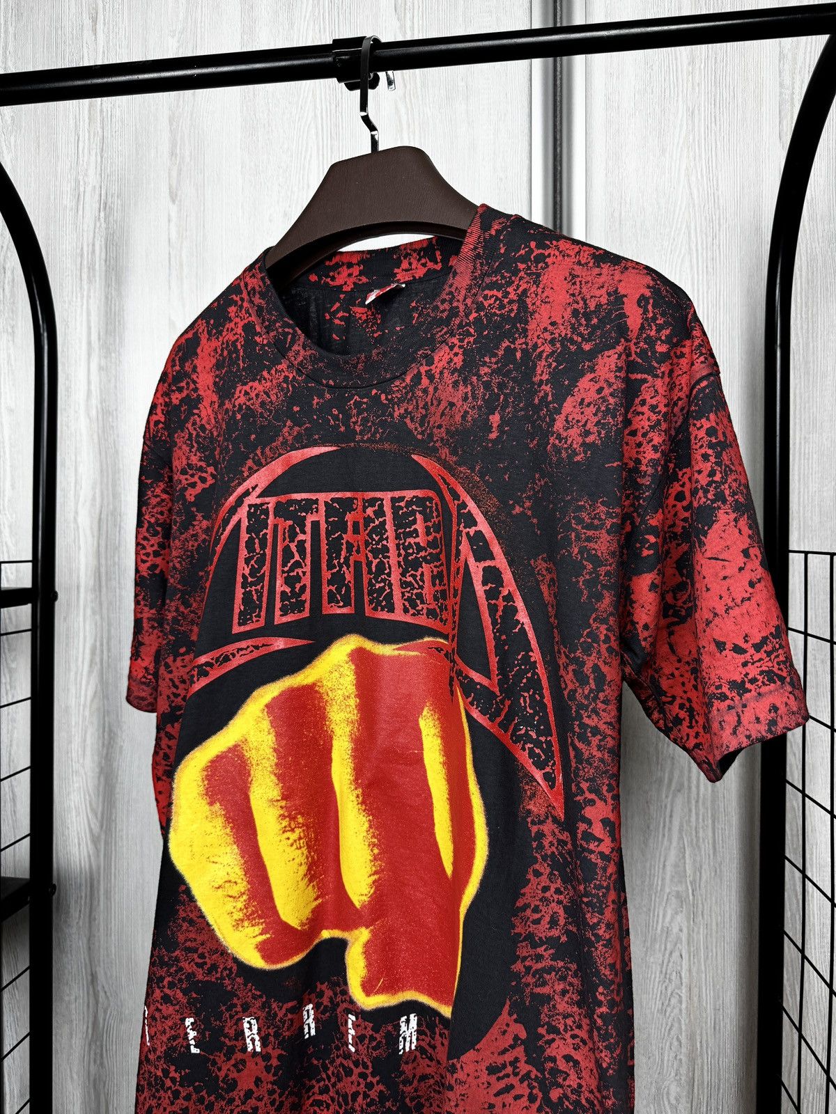 Band Tees Vintage LITFIBA “Terremoto” 90s Band Tee – Size L-XL Size US XL / EU 56 / 4 - 5 Thumbnail