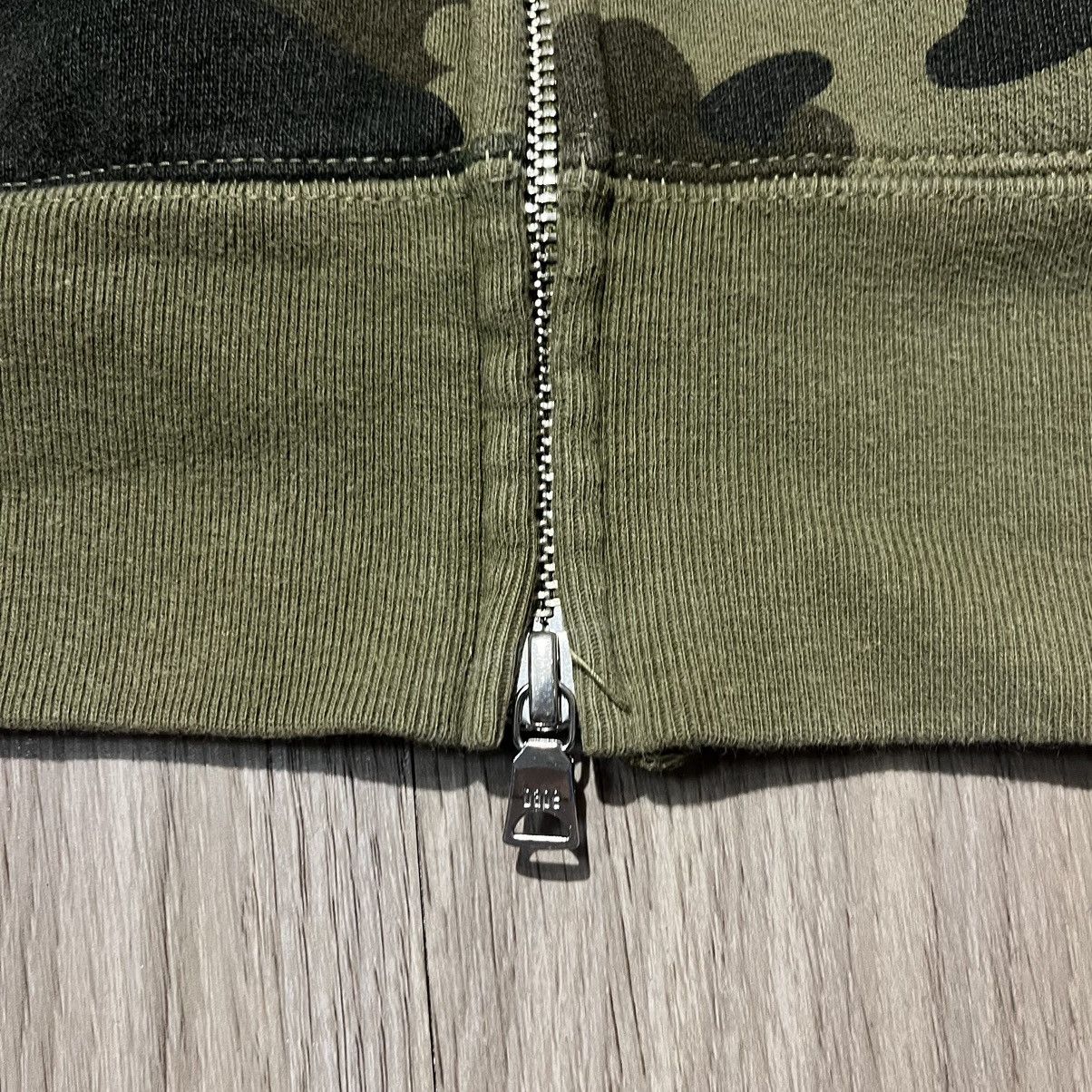 Bape Rare Bape Full Zip Green Shark Hoodie Size US L / EU 52-54 / 3 - 3 Thumbnail