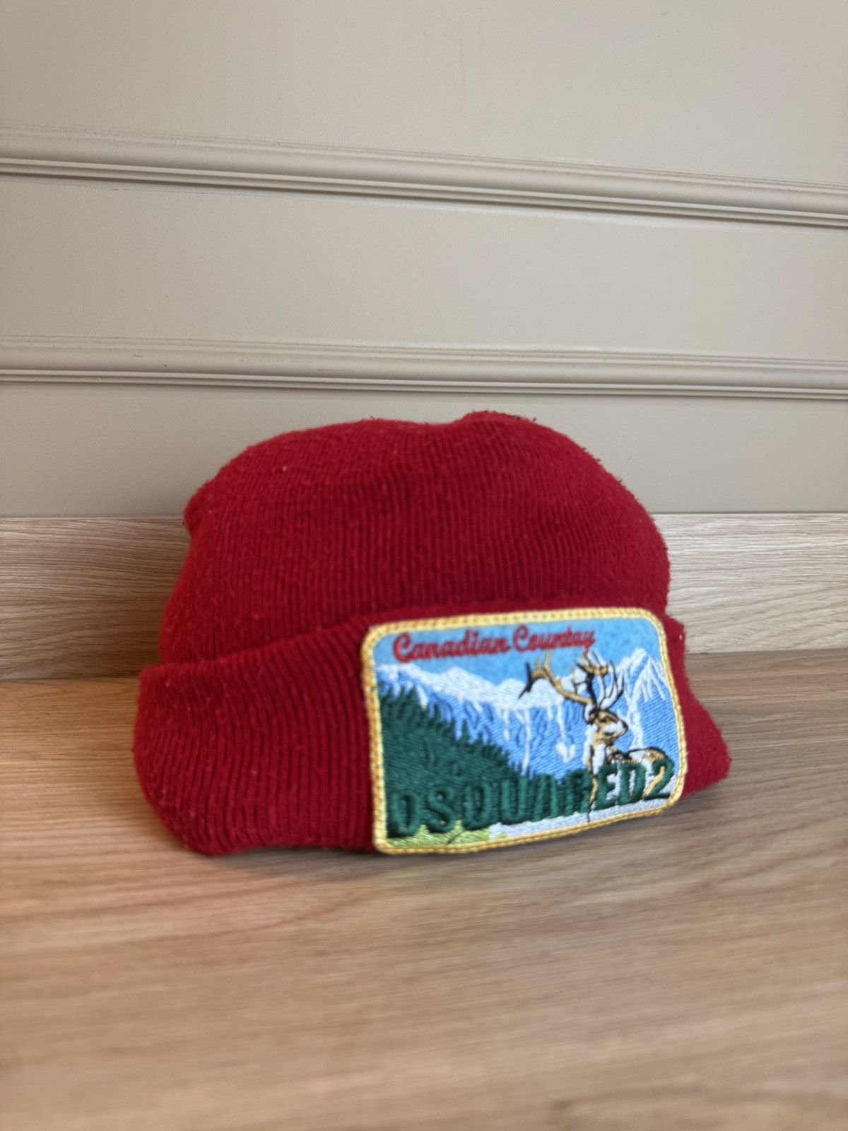 Dsquared2 Dsquared2 Beanie Hat Big Patches Size ONE SIZE - 3 Thumbnail