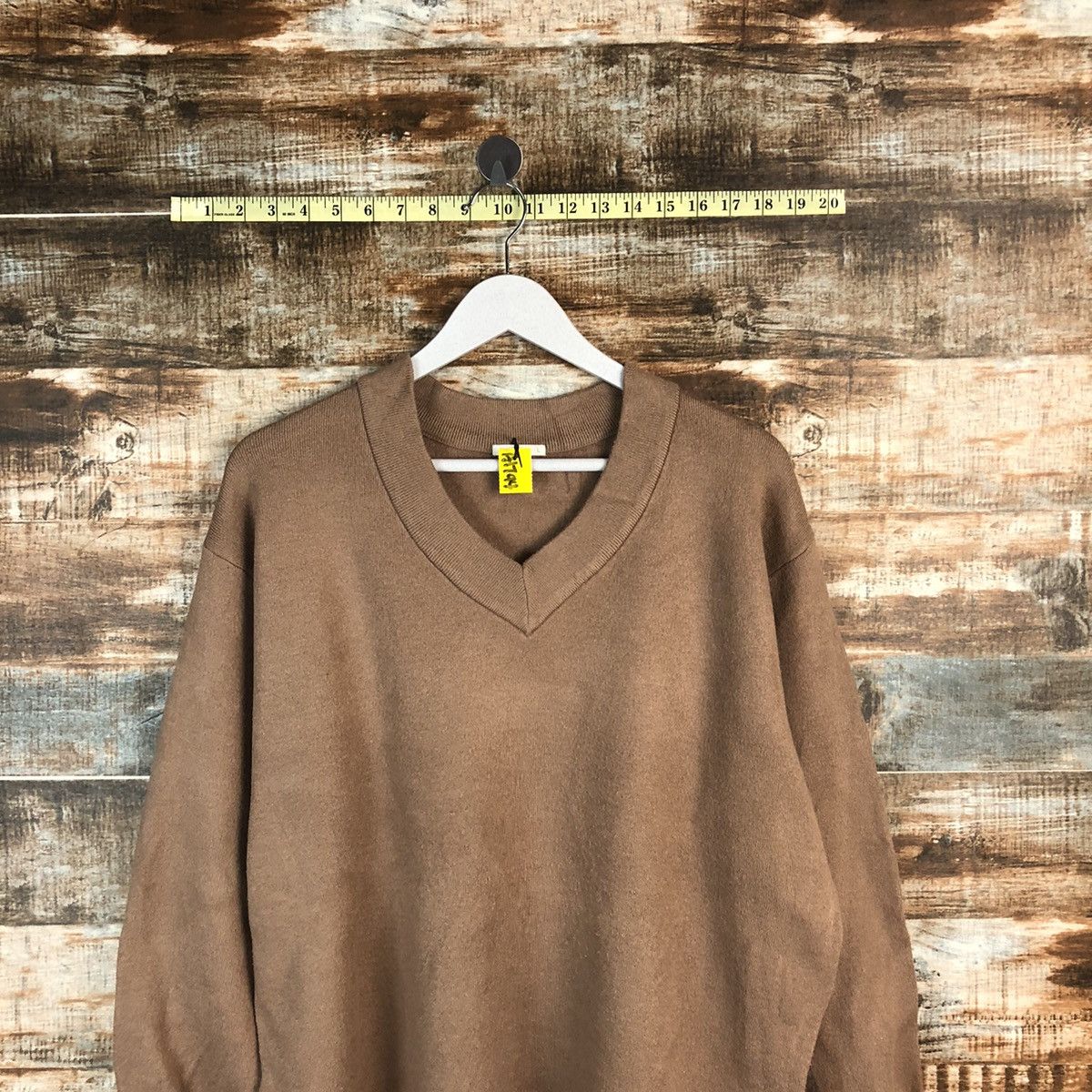 GU × Homespun Knitwear GU Brown vintage Knitwear #A1794 Size US L / EU 52-54 / 3 - 2 Thumbnail