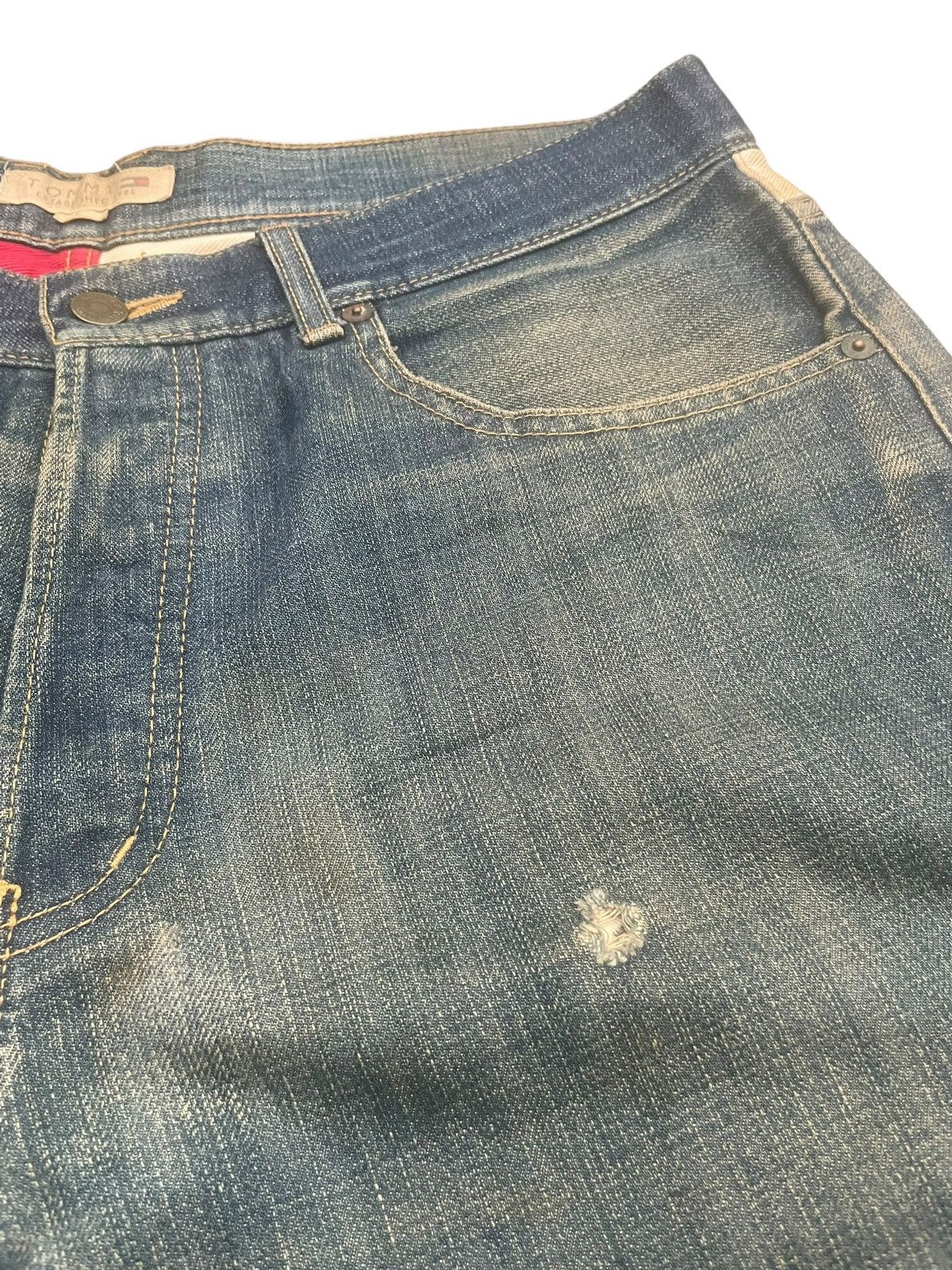 Tommy Hilfiger Tommy Faded Distresed Denim Size US 36 / EU 52 - 7 Thumbnail