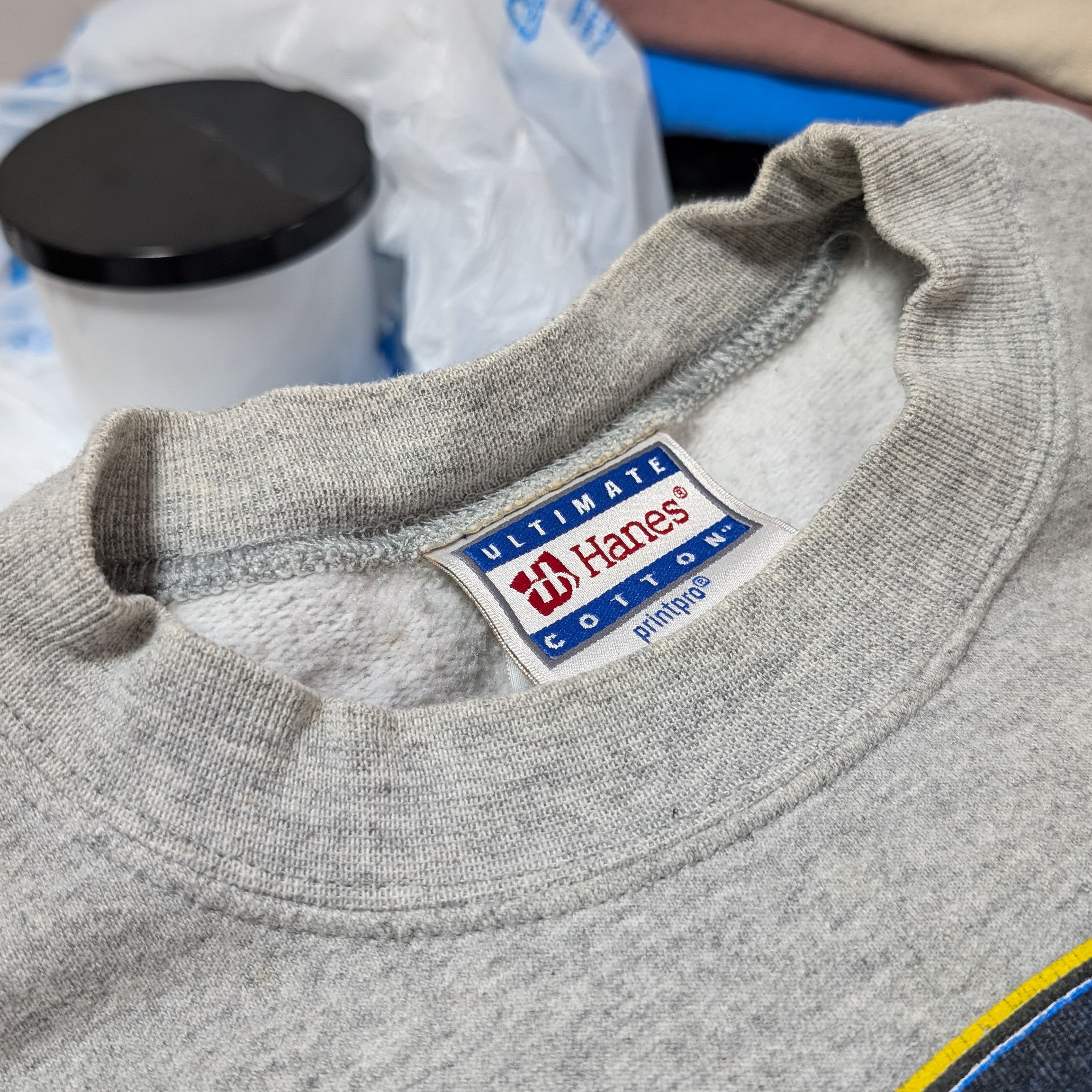 NASCAR × Vintage 2007 Nascar Jimmie Johnson Crewneck Size US XL / EU 56 / 4 - 9 Thumbnail