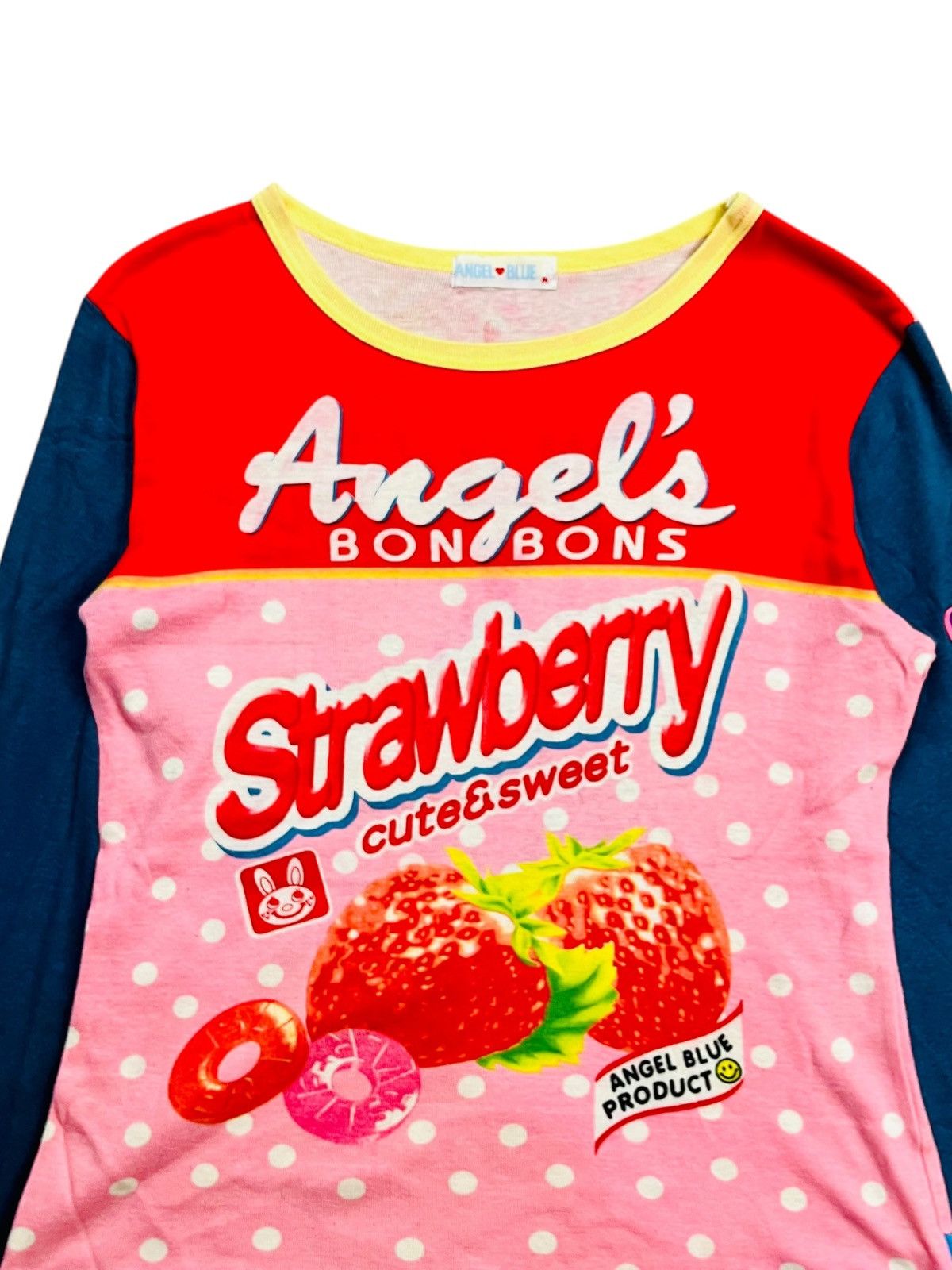 Angel Blue 2000s Angel Blue - Strawberry Baby Tee Size M / US 6-8 / IT 42-44 - 4 Thumbnail