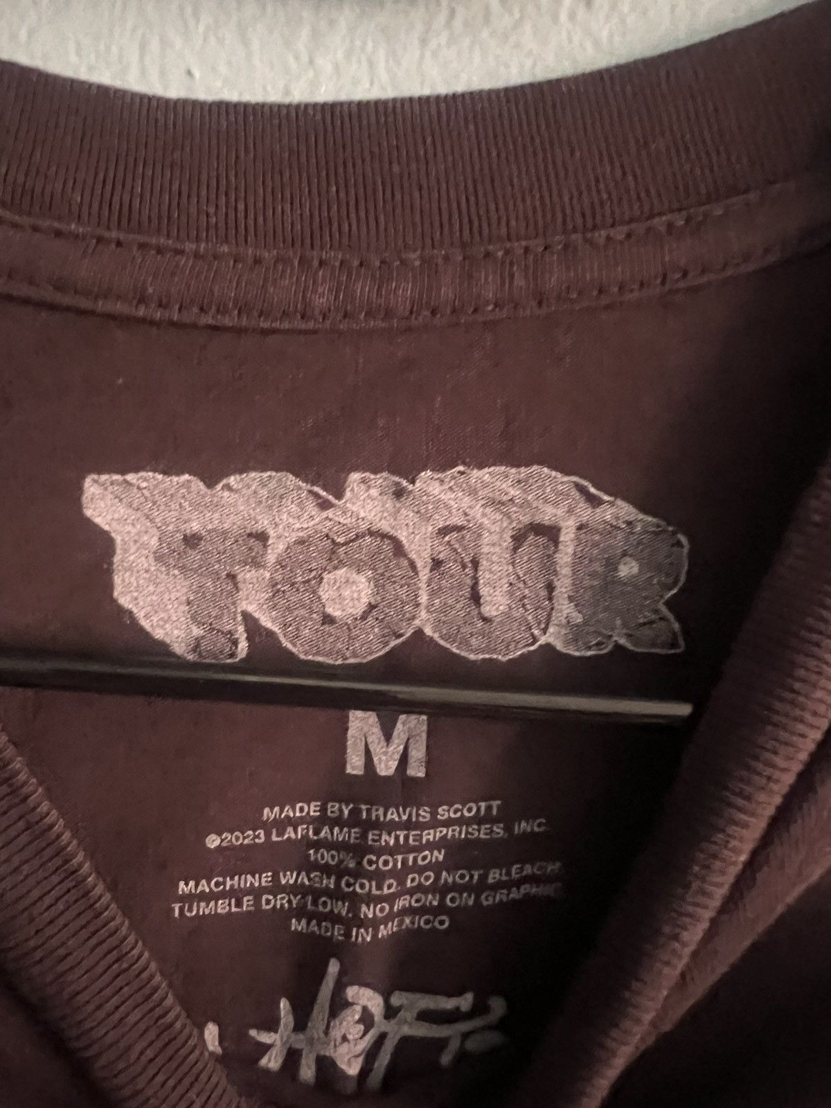 Travis Scott Travis Scott Circus Maximus ‘23 Tour, Long Sleeve Shirt Size US M / EU 48-50 / 2 - 3 Thumbnail