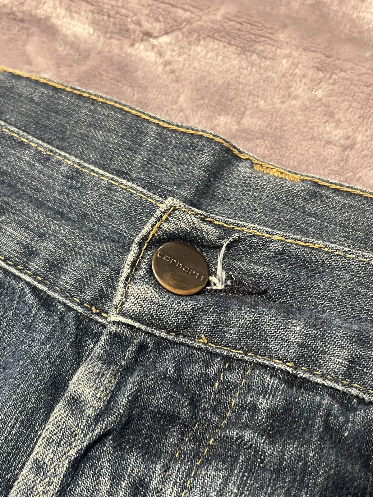 Carhartt 🐬TRUE VINTAGE WORK CARHARTT DOUBLE KNEE SHORTS Size US 28 / EU 44 - 7 Thumbnail