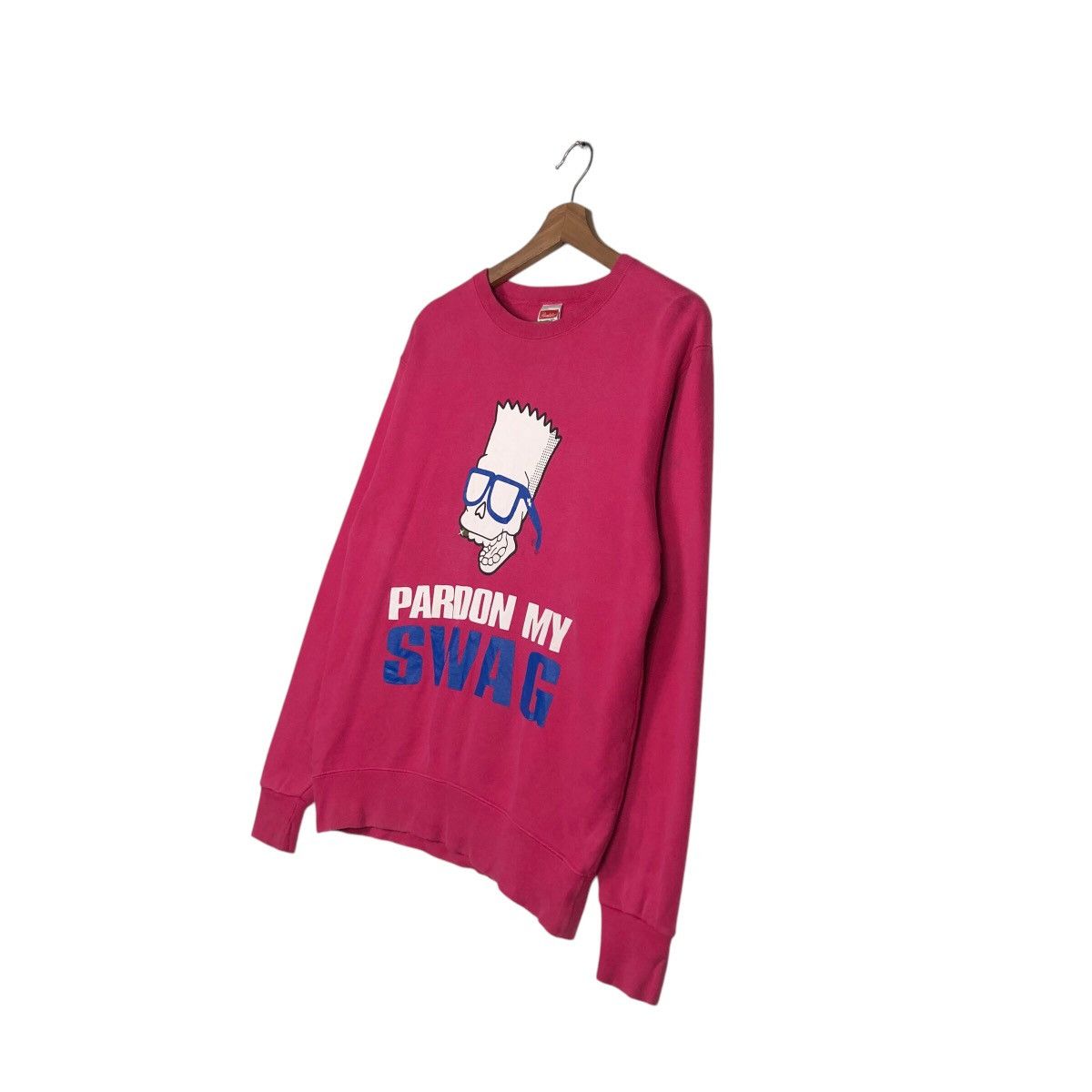 Japanese Brand × Vintage 📌Vintage Sweatshirt Pardon My Swag Big Logo Size US M / EU 48-50 / 2 - 3 Thumbnail