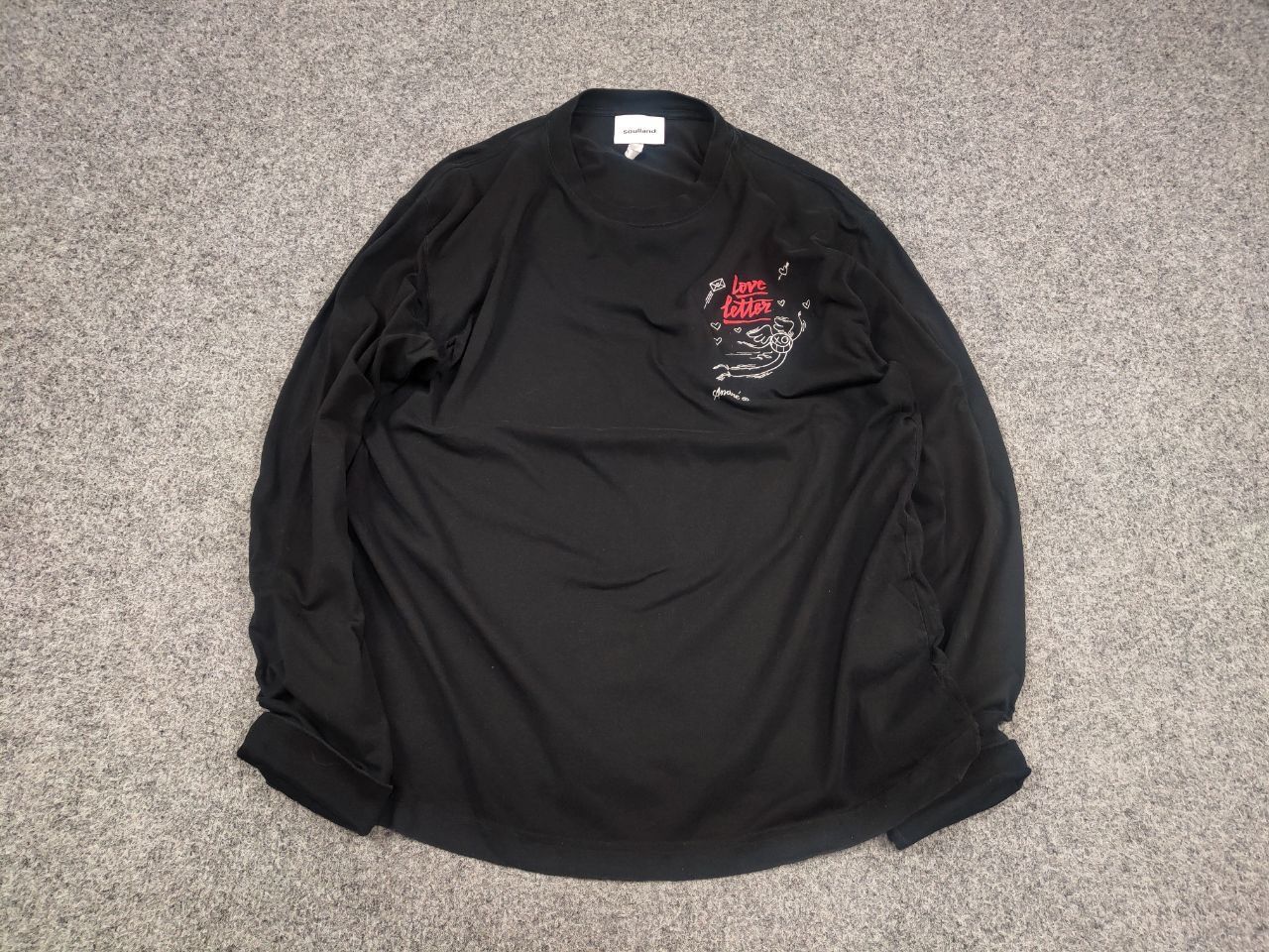 Soulland Soulland Design Pepe Long Sleeve Black logo Size US S / EU 44-46 / 1 - 2 Thumbnail