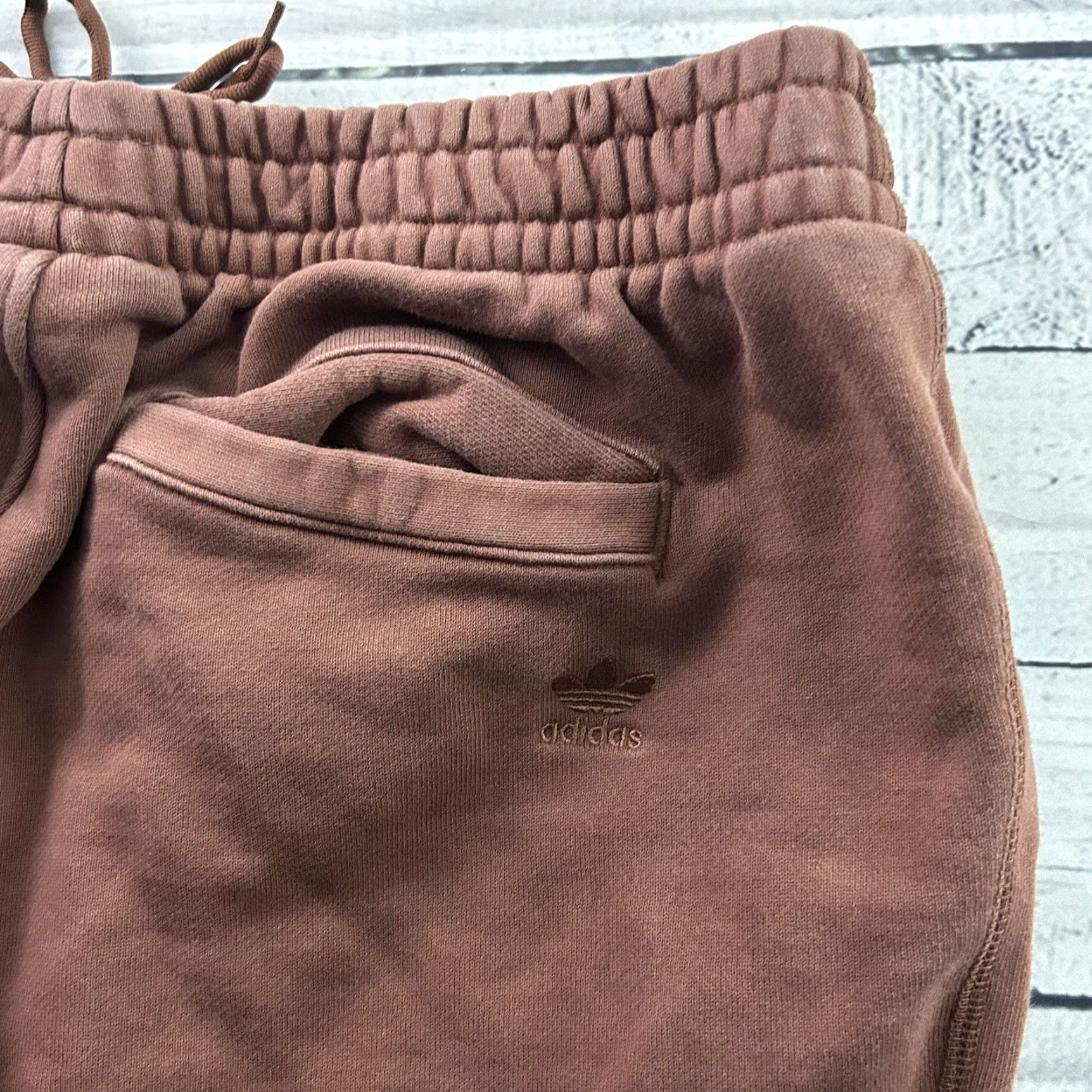 Adidas Adidas Sweatpants Men's Large L Brown Rust Red Adidas Originals Activewear Tapered Bottoms Pants 90s? Size US 33 - 6 Thumbnail