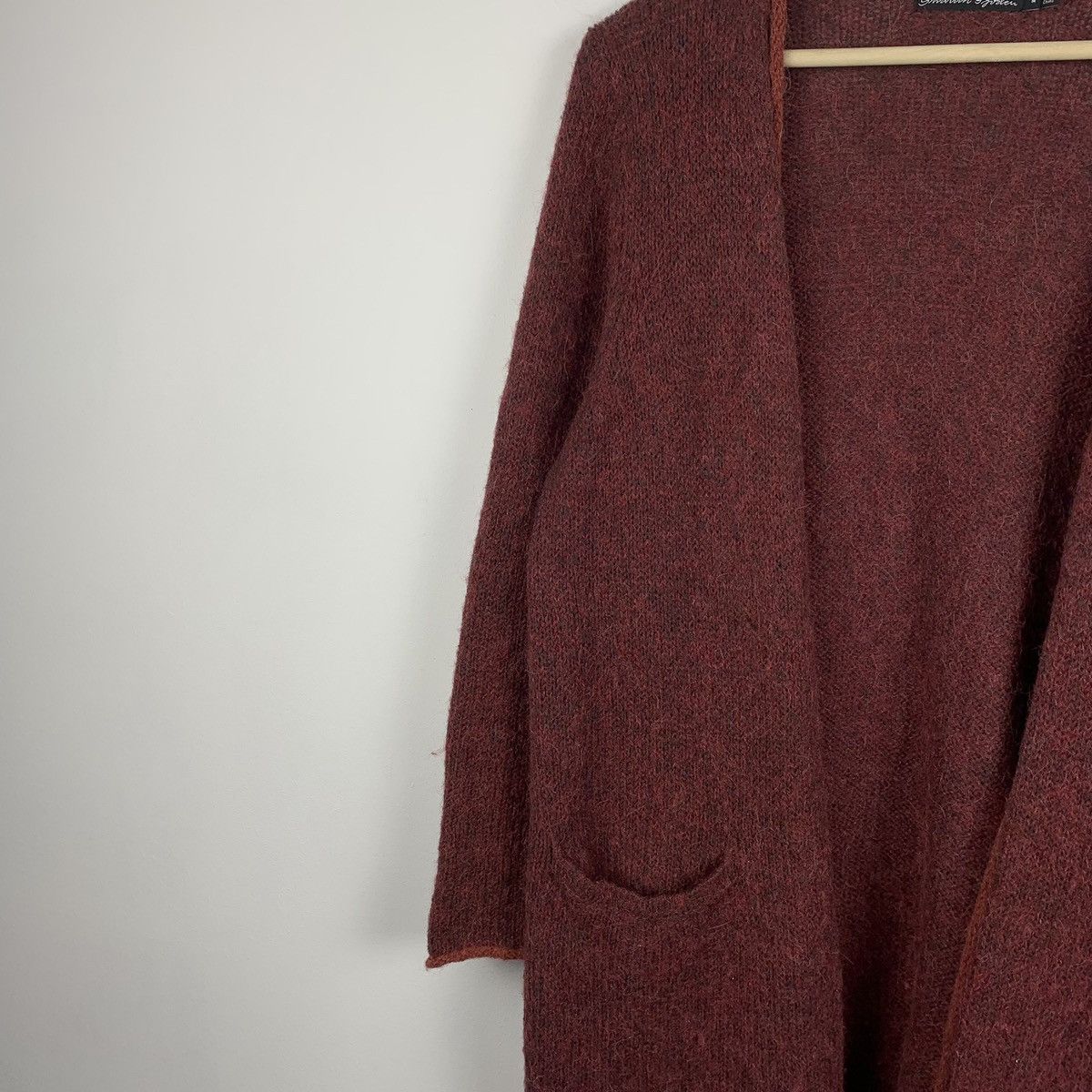 Gudrun Sjoden Gudrun Sjoden Knit Wool Open Cardigan Red Size M Size M / US 6-8 / IT 42-44 - 4 Thumbnail