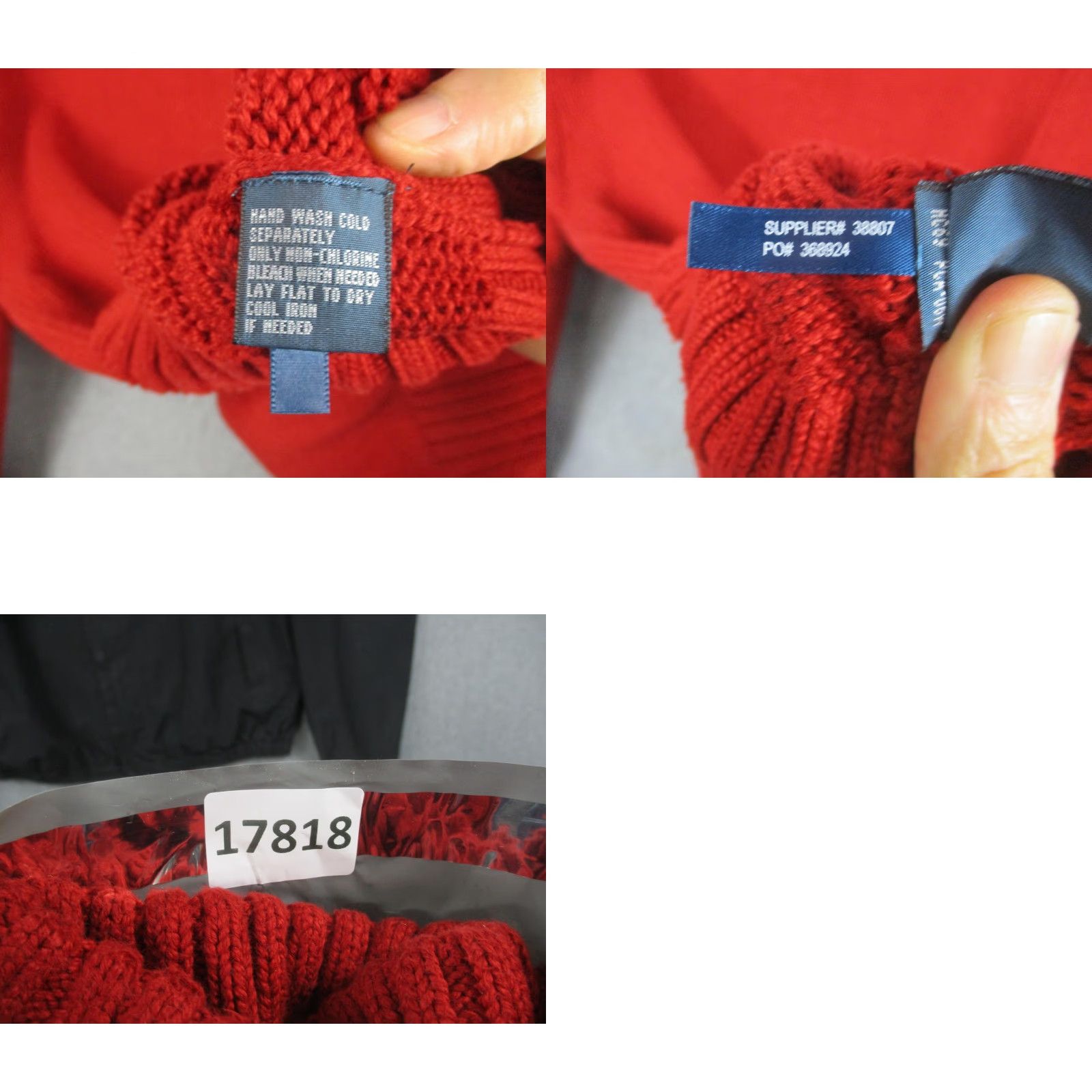 Polo Ralph Lauren Polo Ralph Lauren Sweater Men M Red Mock Neck Cotton Knit 1/4 Zip Size US M / EU 48-50 / 2 - 8 Thumbnail