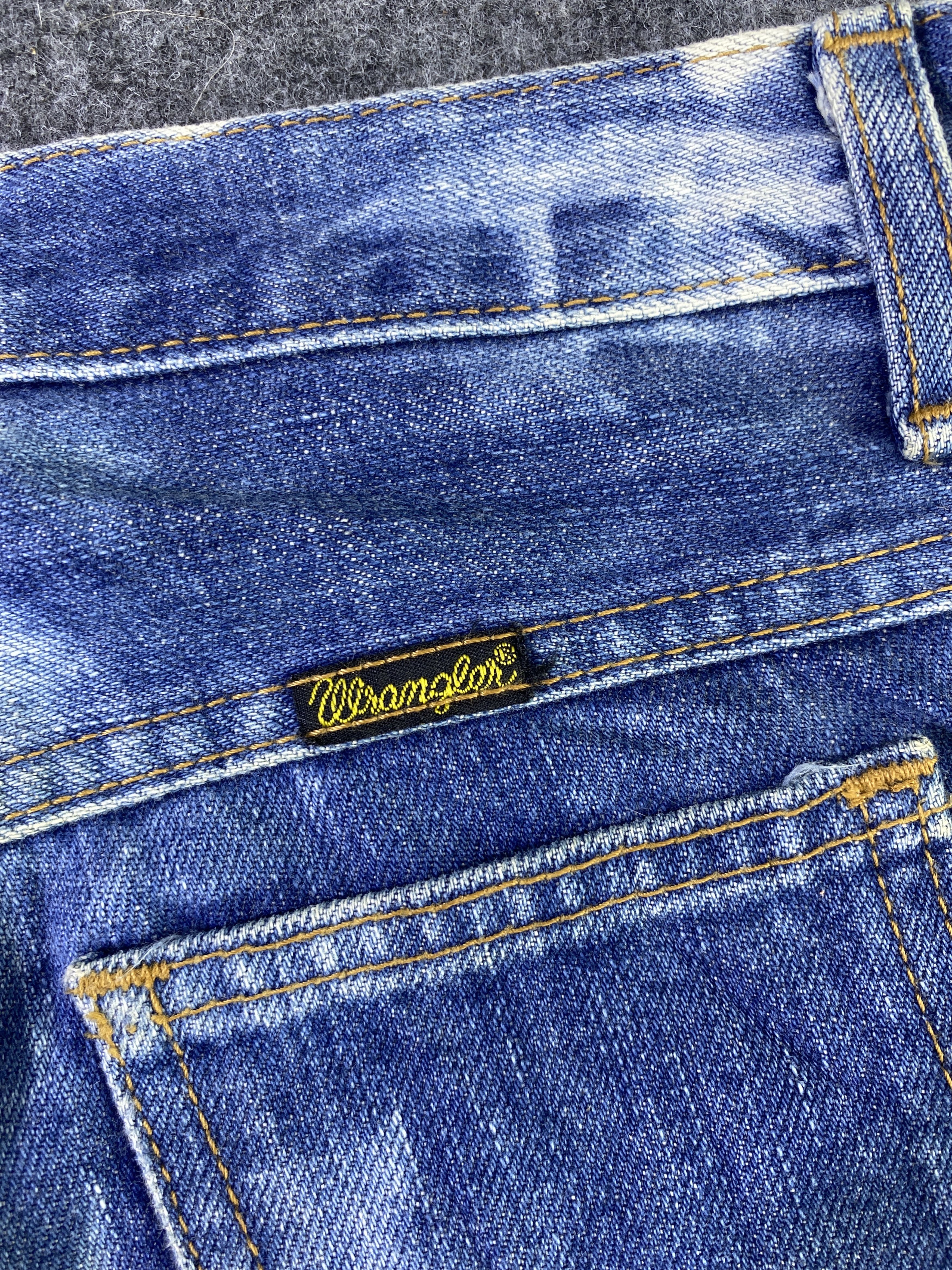 Wrangler Vintage wrangler Flare Lightning Blue Jeans - J953 Size US 28 / EU 44 - 11 Thumbnail