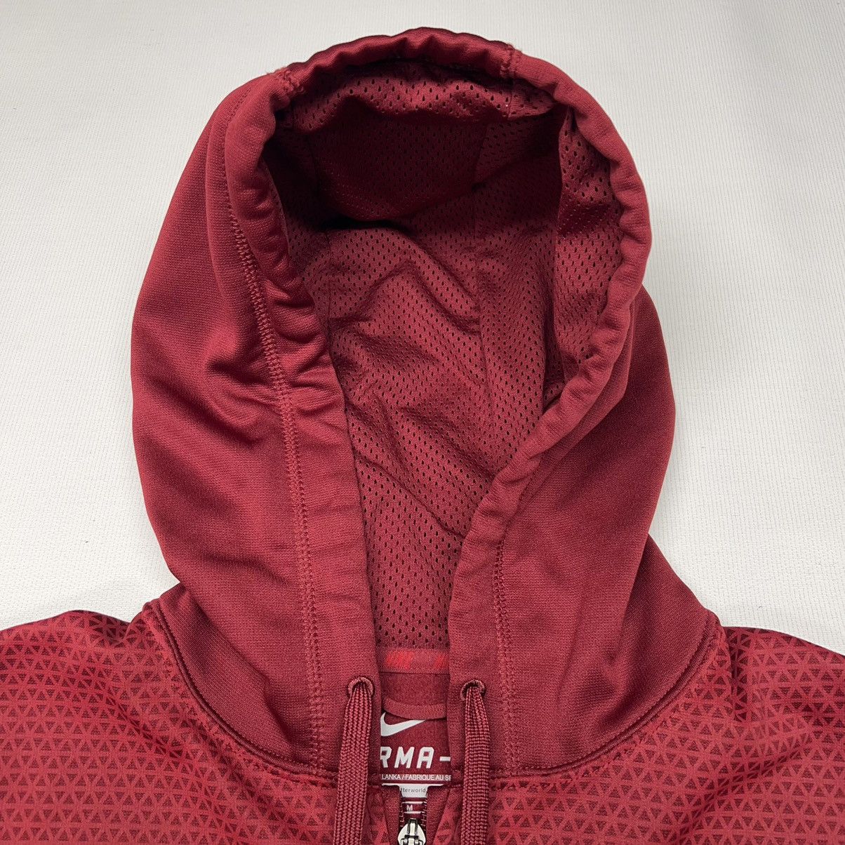Nike Nike Hoodie Red Therma-Fit Zip Sweatshirt Sweater Fleece Size US M / EU 48-50 / 2 - 8 Thumbnail