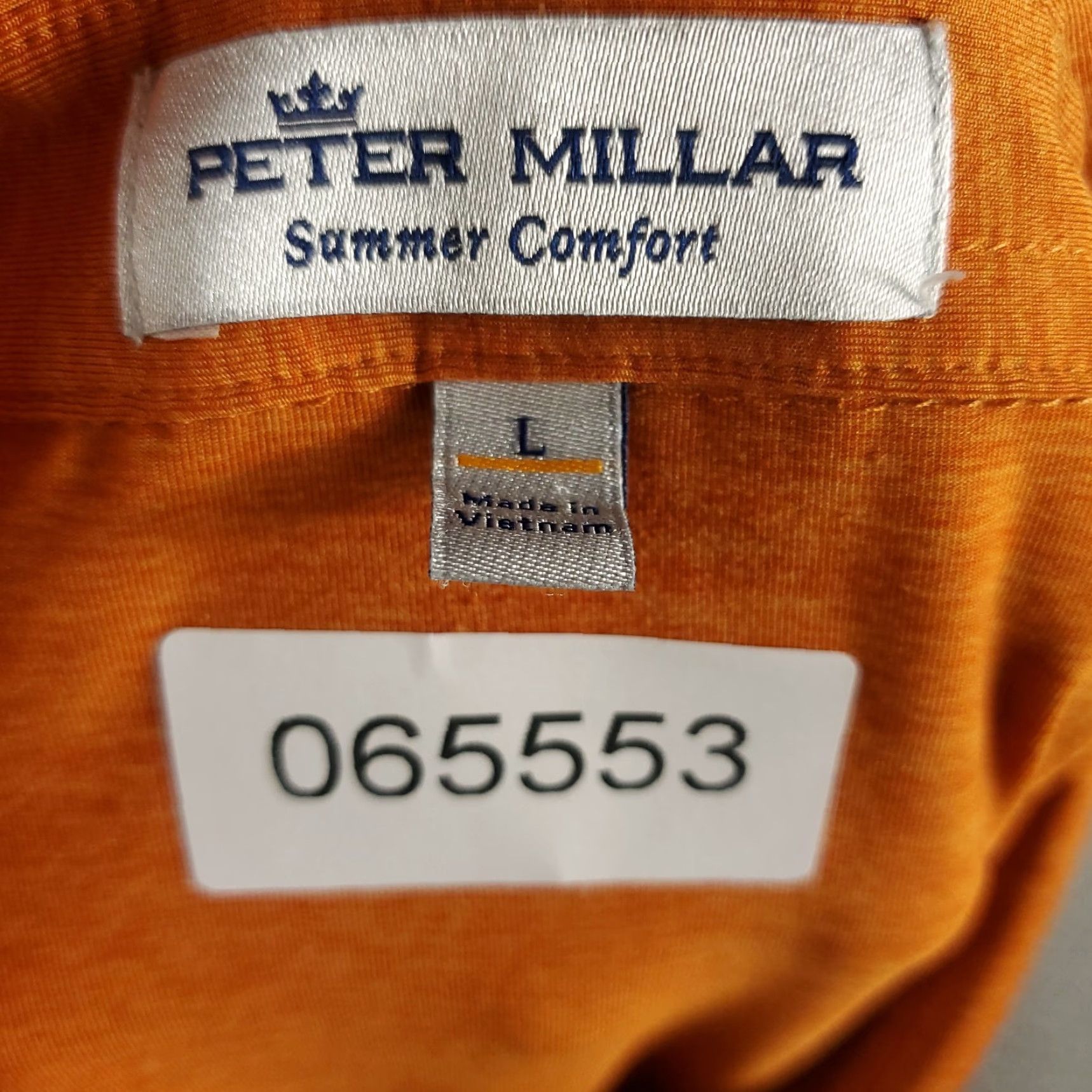 Peter Millar Peter Millar Polo Shirt Mens Large Orange Summer Comfort Golf Short Sleeve Shirt Polo Mens Large Orange Summer Comfort Golf Short Sleeve Size US L / EU 52-54 / 3 - 7 Thumbnail