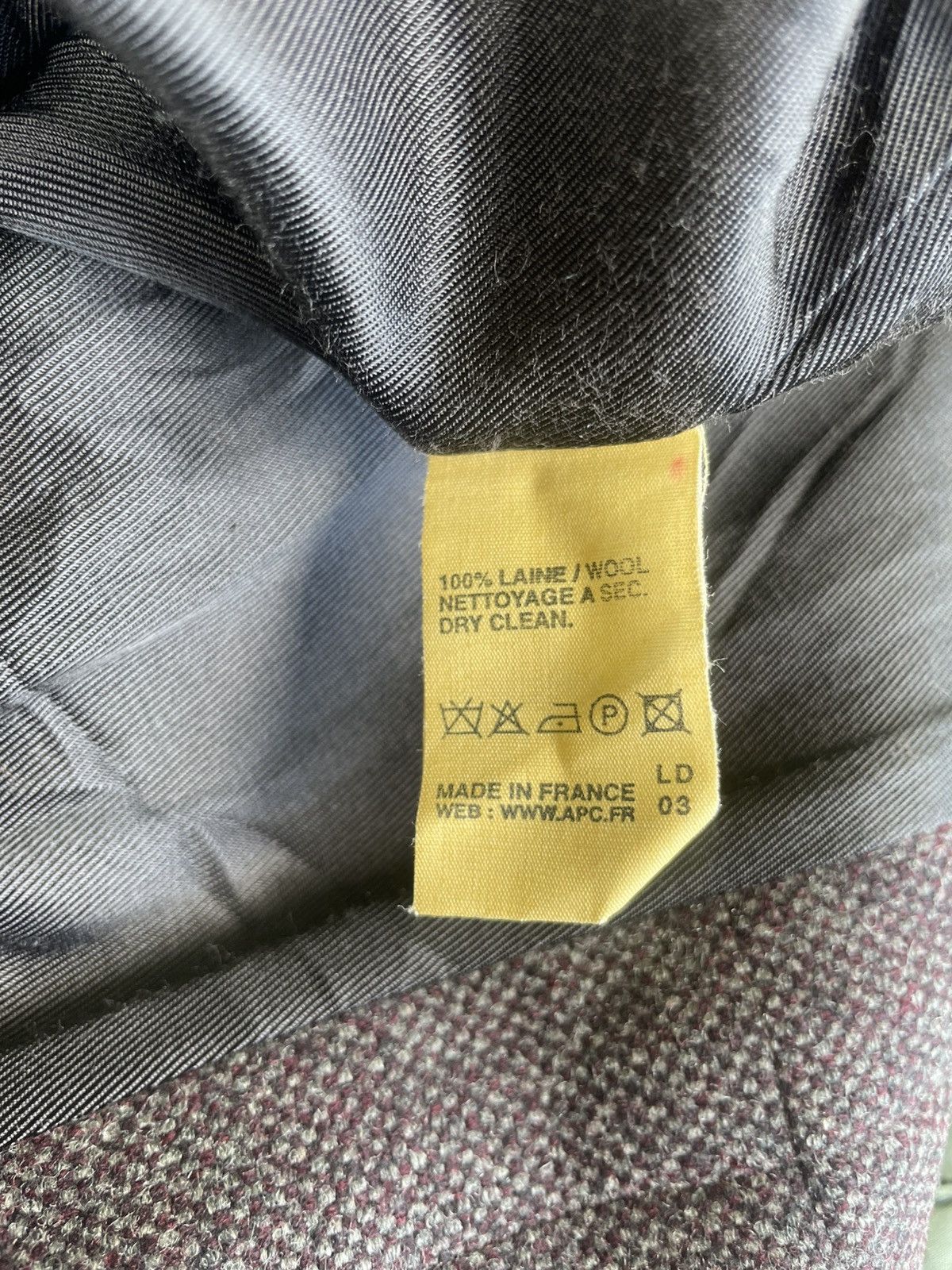 A.P.C. × Japanese Brand × Vintage Vintage A.P.C Wool Jacket Size US S / EU 44-46 / 1 - 7 Thumbnail