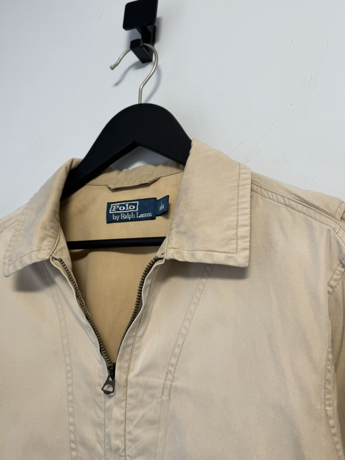 Polo Ralph Lauren Polo Ralph Lauren Beige Zip Jacket Lightweight Casual Size S / US 4 / IT 40 - 8 Thumbnail