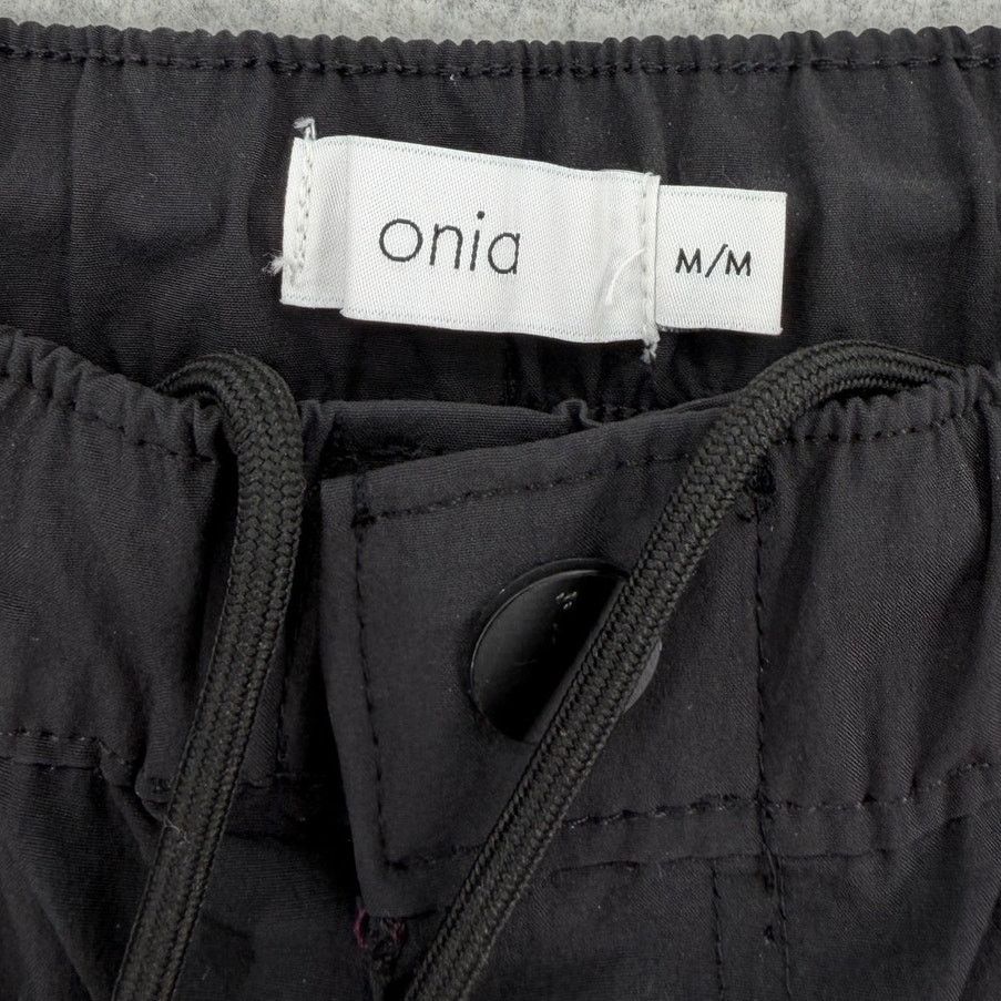 Onia Onia Tapered Leg Pull-On Tech Pant Jogger Black Men's MEDIUM Size US 30 / EU 46 - 2 Thumbnail