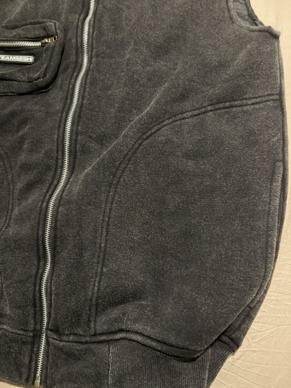 Bones TeamSESH x bones VINTAGE WASHED 3D CARGO VEST charcoal grey Size US XS / EU 42 / 0 - 11 Thumbnail
