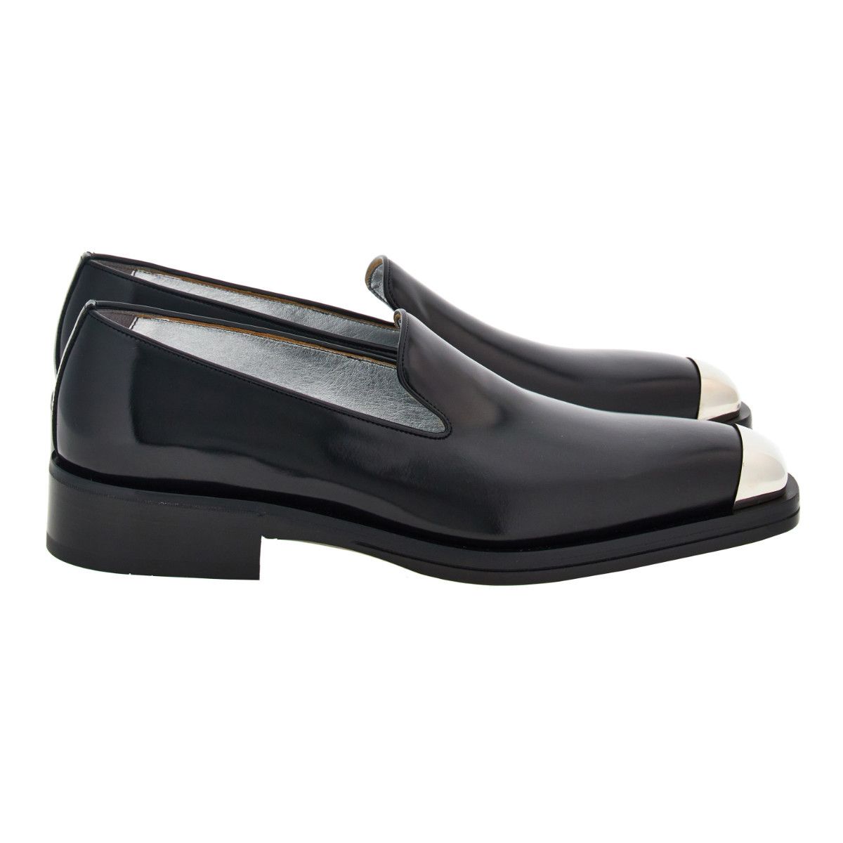Salvatore Ferragamo o1s1rm0924 Metal Tip Loafers in Black Size US 12.5 / EU 45-46 - 6 Thumbnail