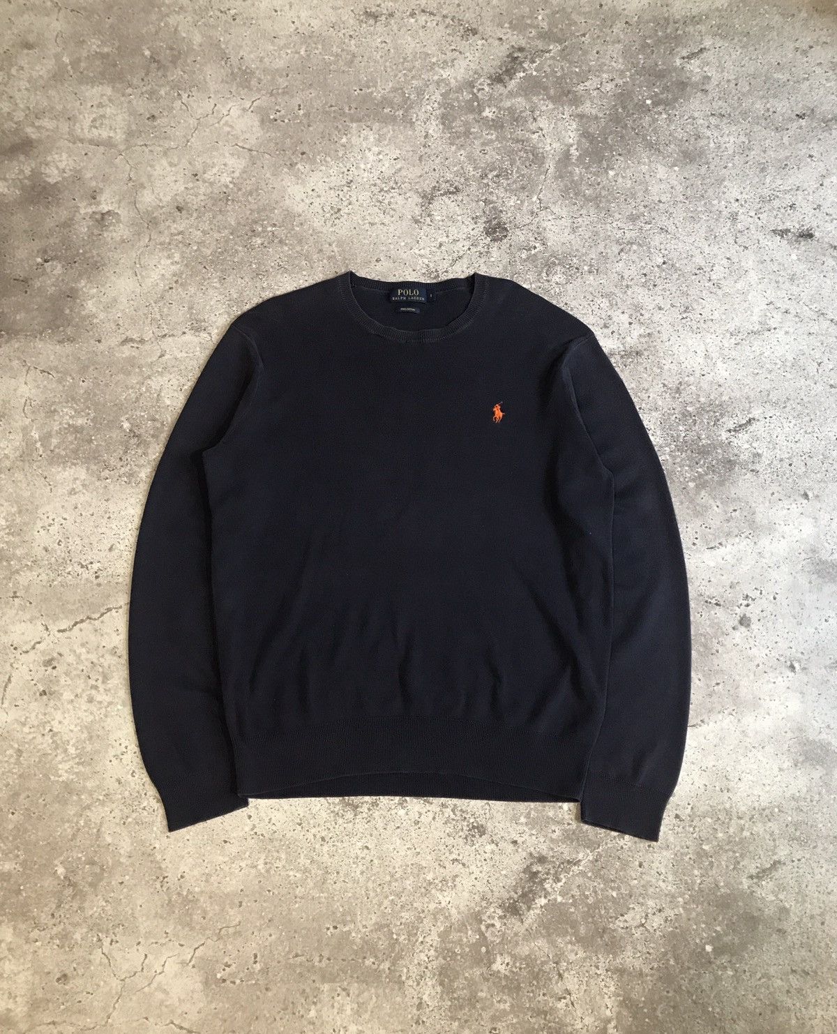 Polo Ralph Lauren × Vintage VINTAGE SWEATER POLO RALPH LAUREN Y2K SMALL LOGO FADED Size US S / EU 44-46 / 1 - 1 Thumbnail
