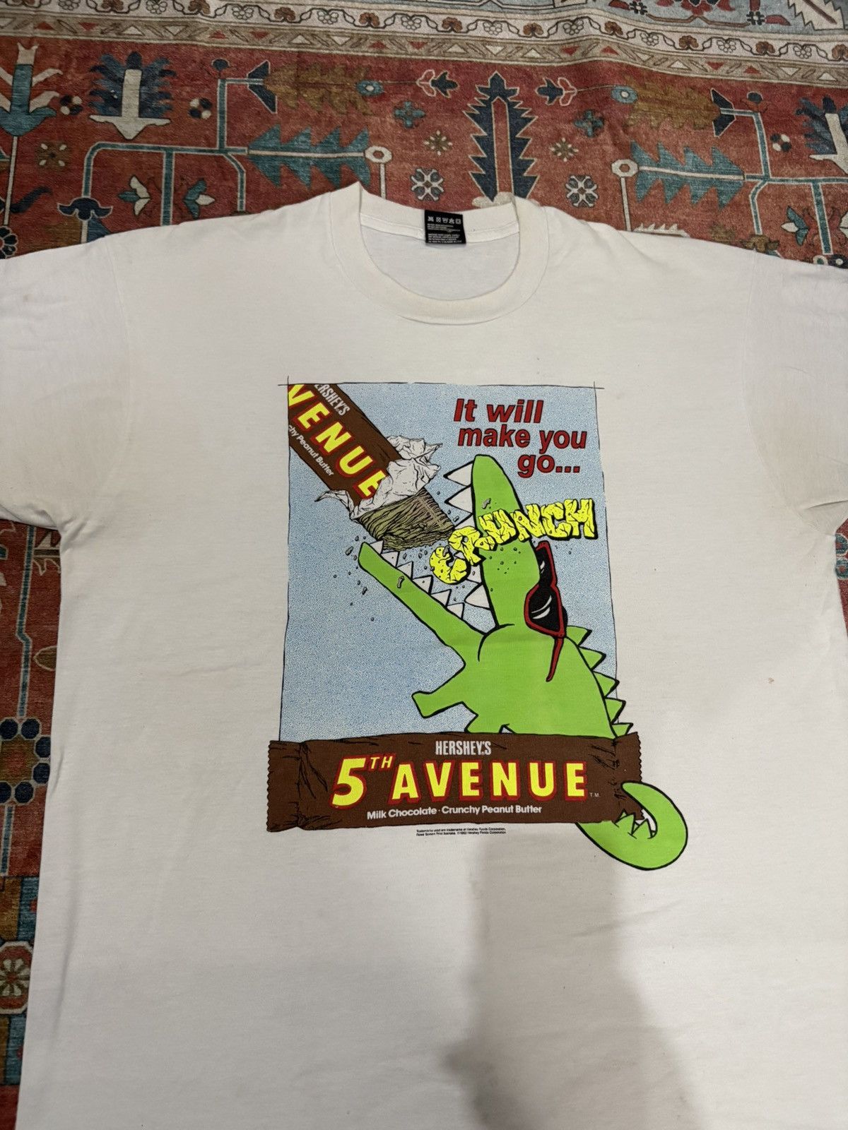 Fruit Of The Loom × Vintage Vintage 90s Hershey’s promo tee Size US XL / EU 56 / 4 - 2 Thumbnail
