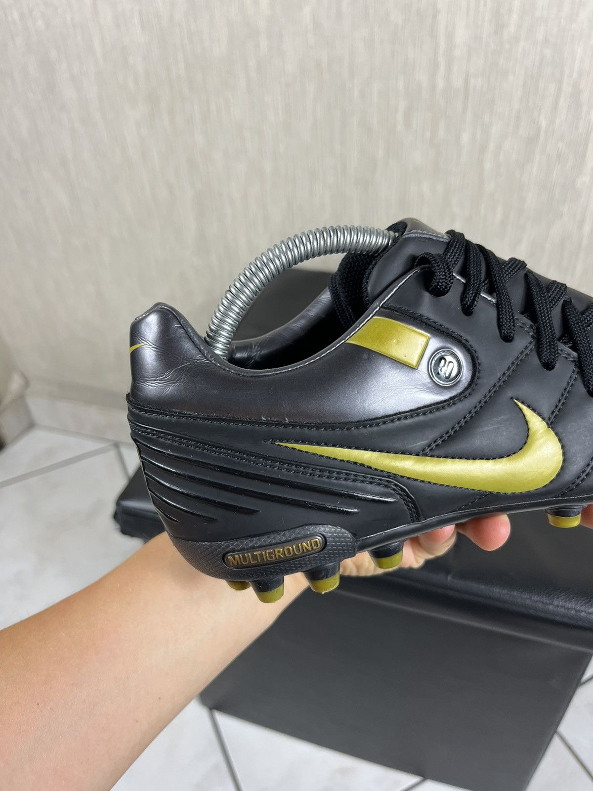 Nike Vintage 2006 Nike Total 90 shift soccer shoes leather boots Size US 9 / EU 42 - 9 Thumbnail