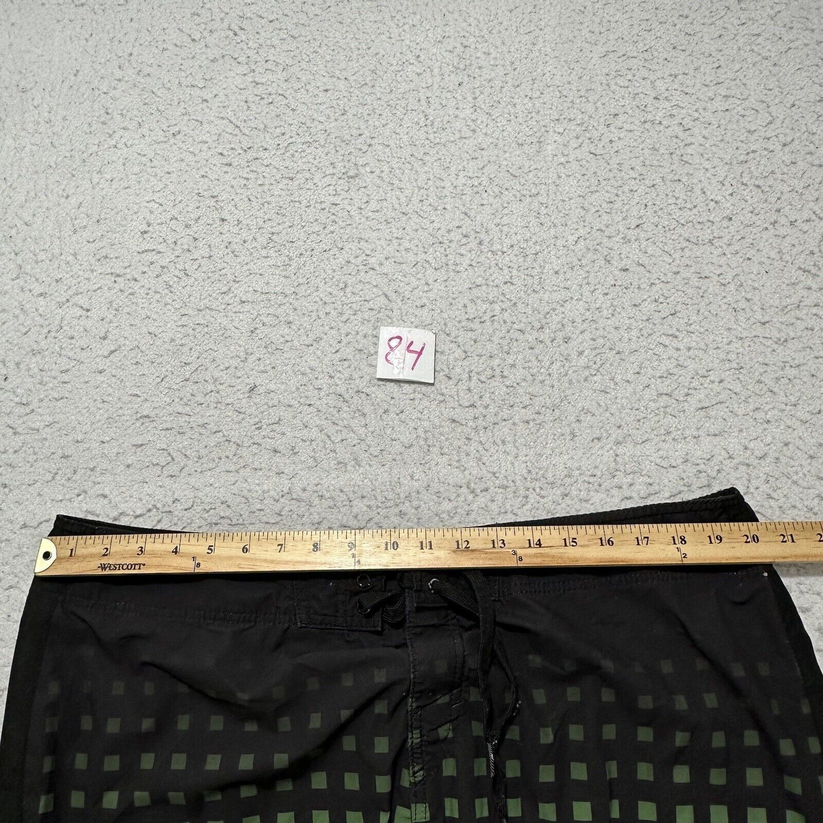O'Neill O'Neill Men's 40 Swim Trunks Green Grid Striped Shorts Size US 40 / EU 56 - 12 Thumbnail