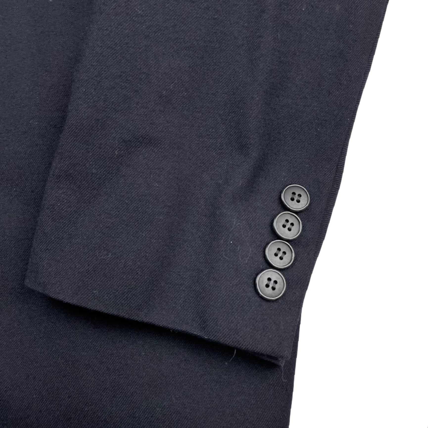 Vintage VTG Dunhill Tailors Men’s Blazer Coat Jacket Wool Flannel 2-Button Navy 44R US Adults Mens Size 44R - 4 Thumbnail