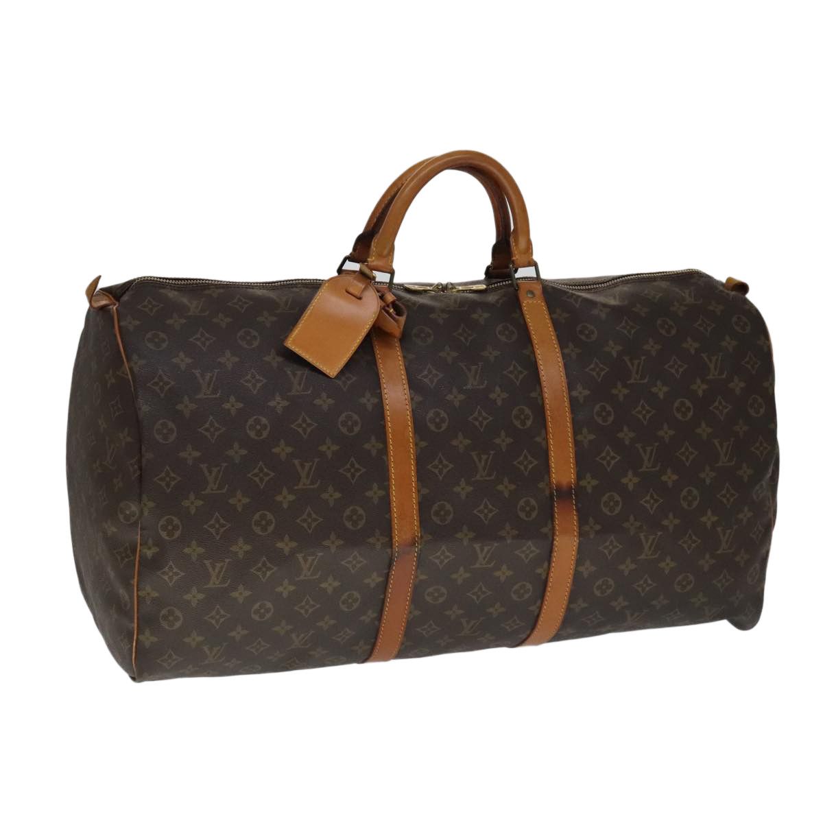 Louis Vuitton Keepall 60 Brown Canvas Travel Bag (Pre-Owned) Size ONE SIZE - 1 Thumbnail