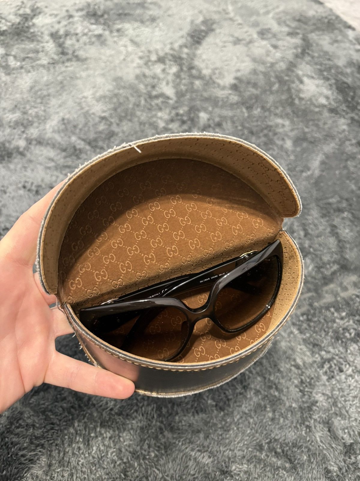 Gucci Vintage Gucci GG Interlocking Logo Sunglasses Size ONE SIZE - 14 Thumbnail
