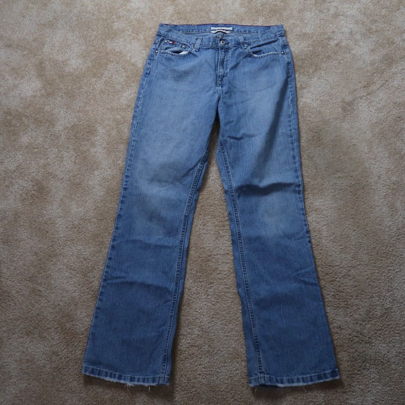 Tommy Hilfiger Tommy Hilfiger Bootcut Jeans Women's 12 Blue Denim High Rise Size 34" / US 12 / IT 48 - 2 Thumbnail