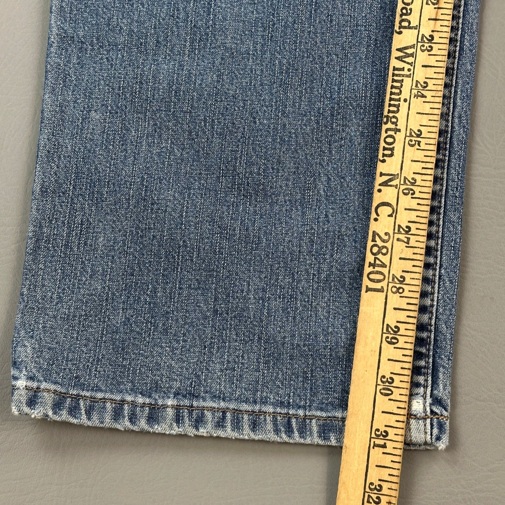 Eddie Bauer Vintage Eddie Bauer Jeans Women’s 12 32x31 Blue Straight Natural Stretch 90s Size 24" / US 00 / IT 34 - 3 Thumbnail