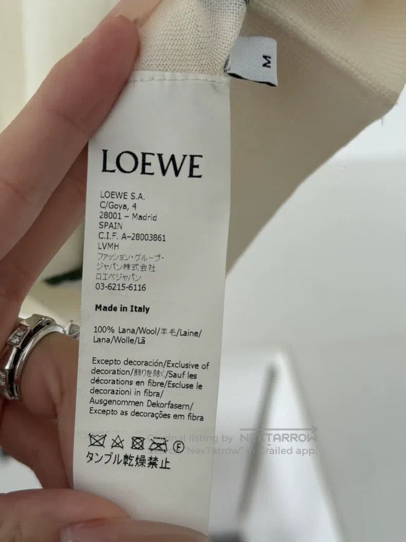Loewe Loewe Pure Cotton Wool Short Sleeve Size S / US 4 / IT 40 - 3 Thumbnail