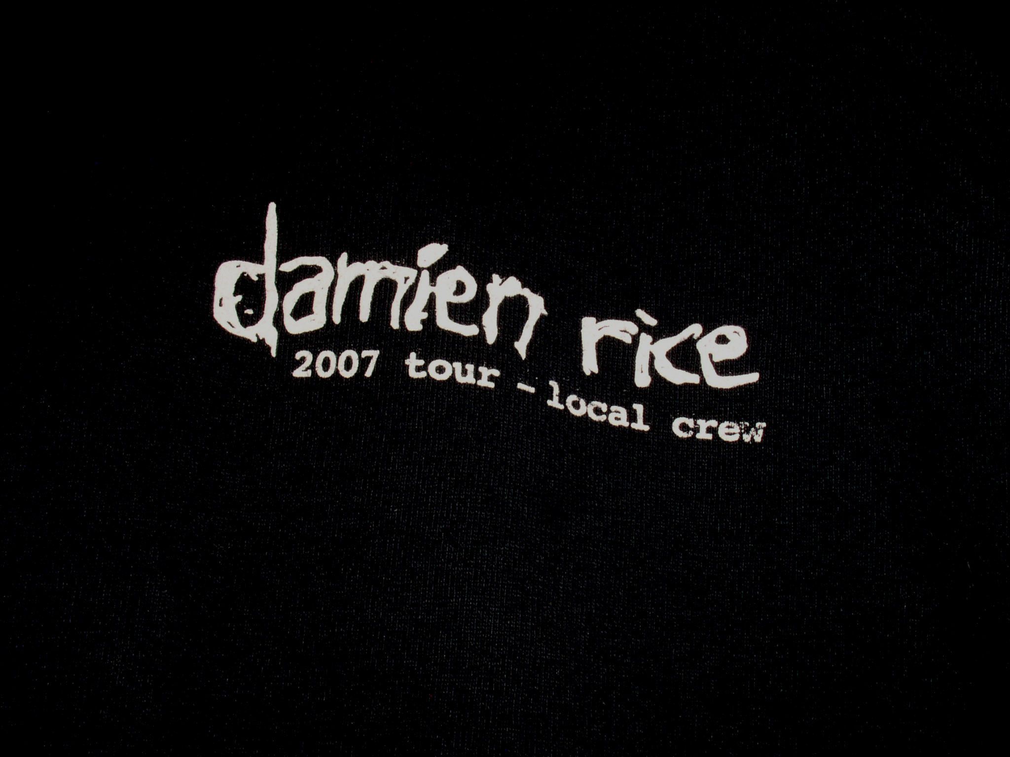 Vintage Damien Rice Concert Tour T Shirt Vintage 2007 Local Crew Size US XL / EU 56 / 4 - 2 Thumbnail