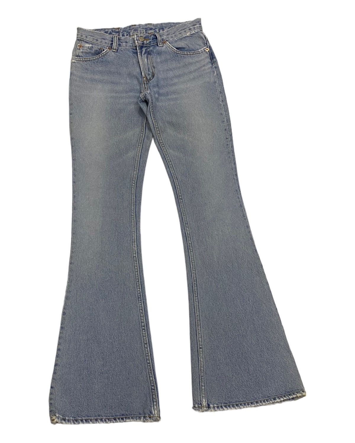 Japanese Brand 🔥J’2nd JORMANGS FLARE DISTRESSED DENIM BOOTCUT JEANS Size 28" / US 6 / IT 42 - 5 Thumbnail