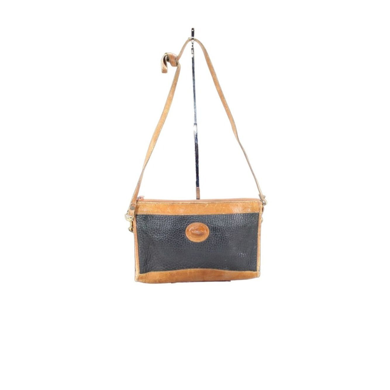 Vintage Dooney & Bourke Logo Charm Handbag Purse