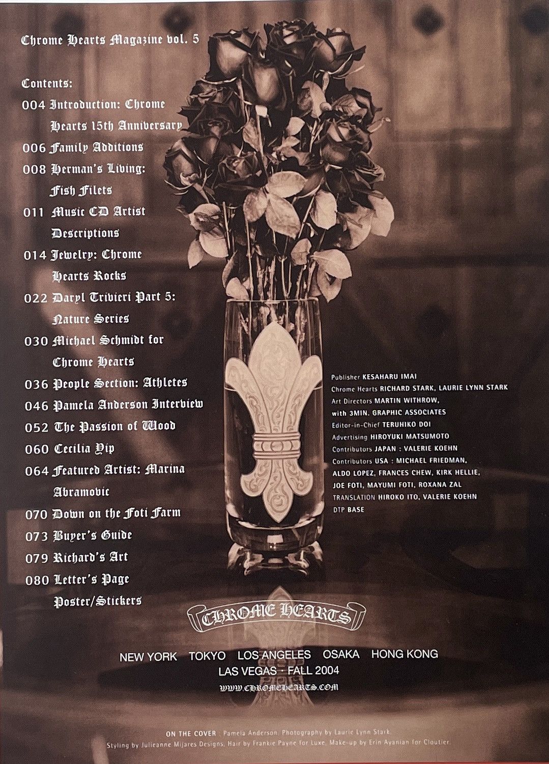 Chrome Hearts × Vintage Chrome Hearts context page Poster framed 9x11 Size ONE SIZE - 2 Thumbnail